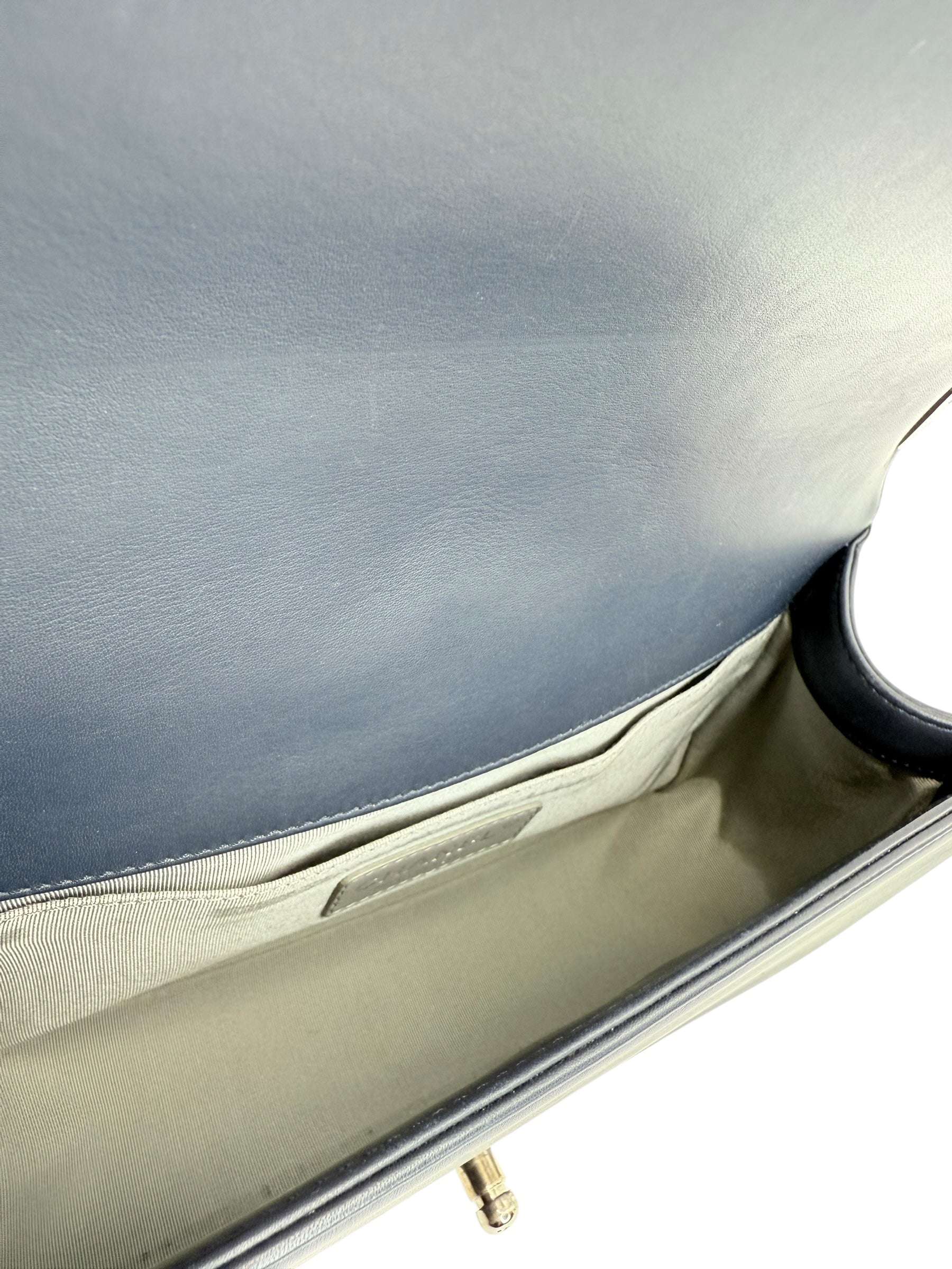 Chanel Old Medium Chevron Boy Bag