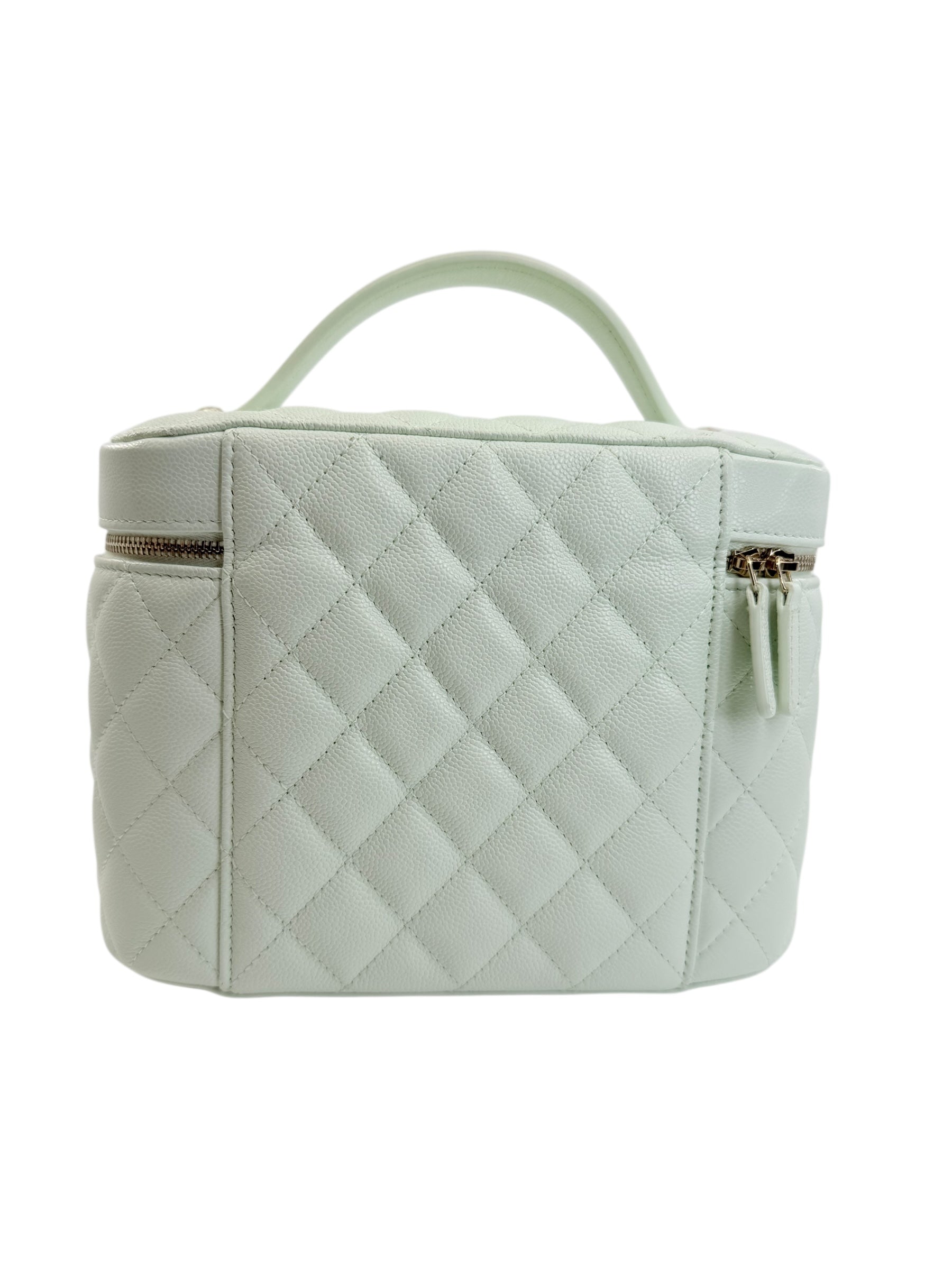 Chanel Large Quilted Top Handle Vanity