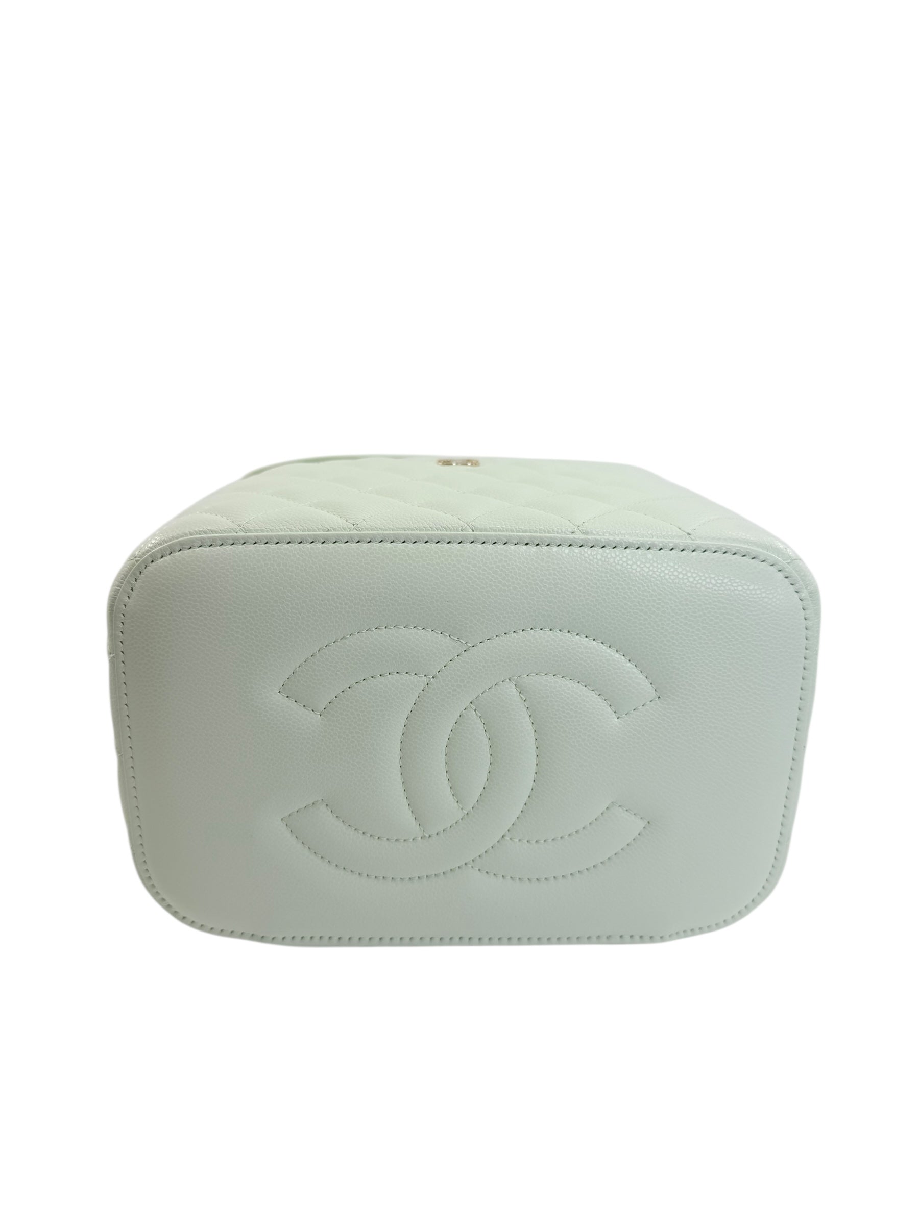 Chanel Large Quilted Top Handle Vanity