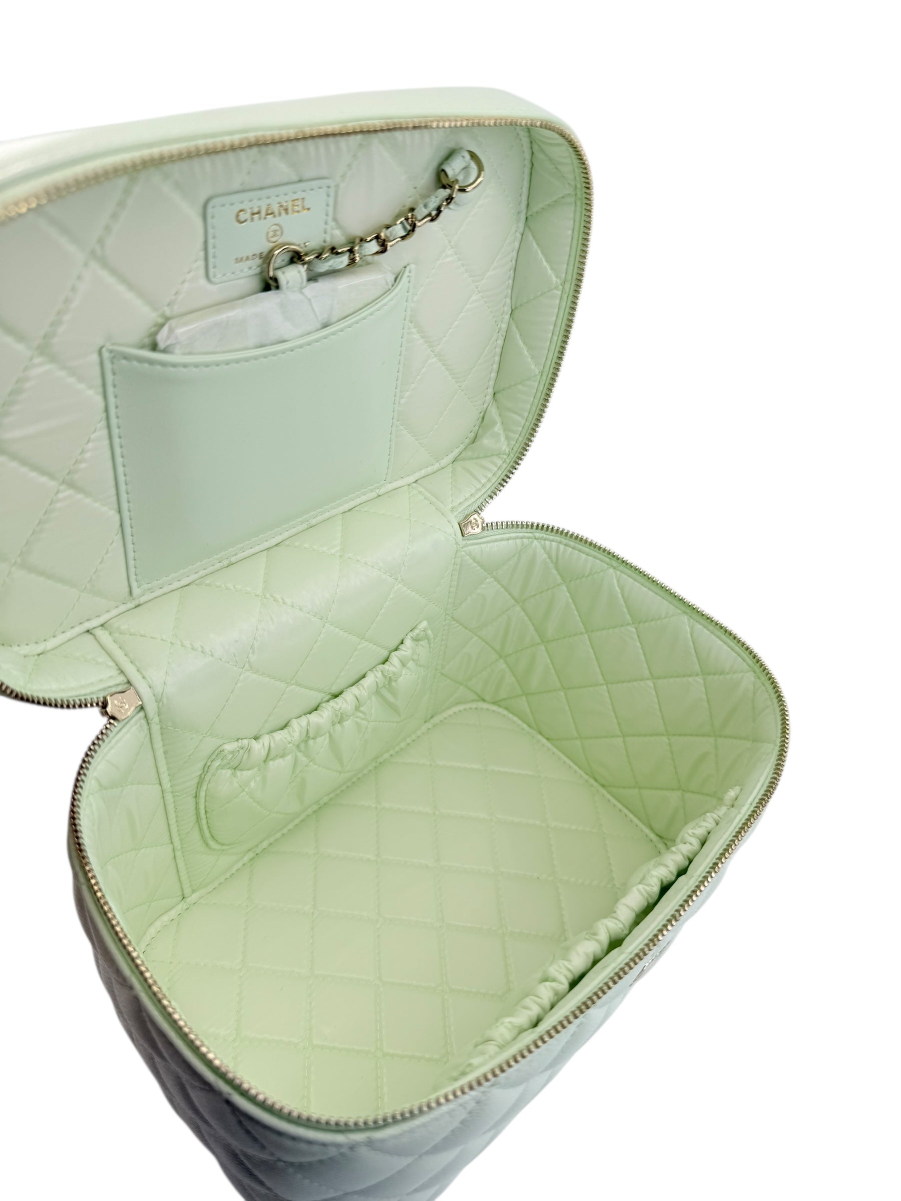 Chanel Large Quilted Top Handle Vanity