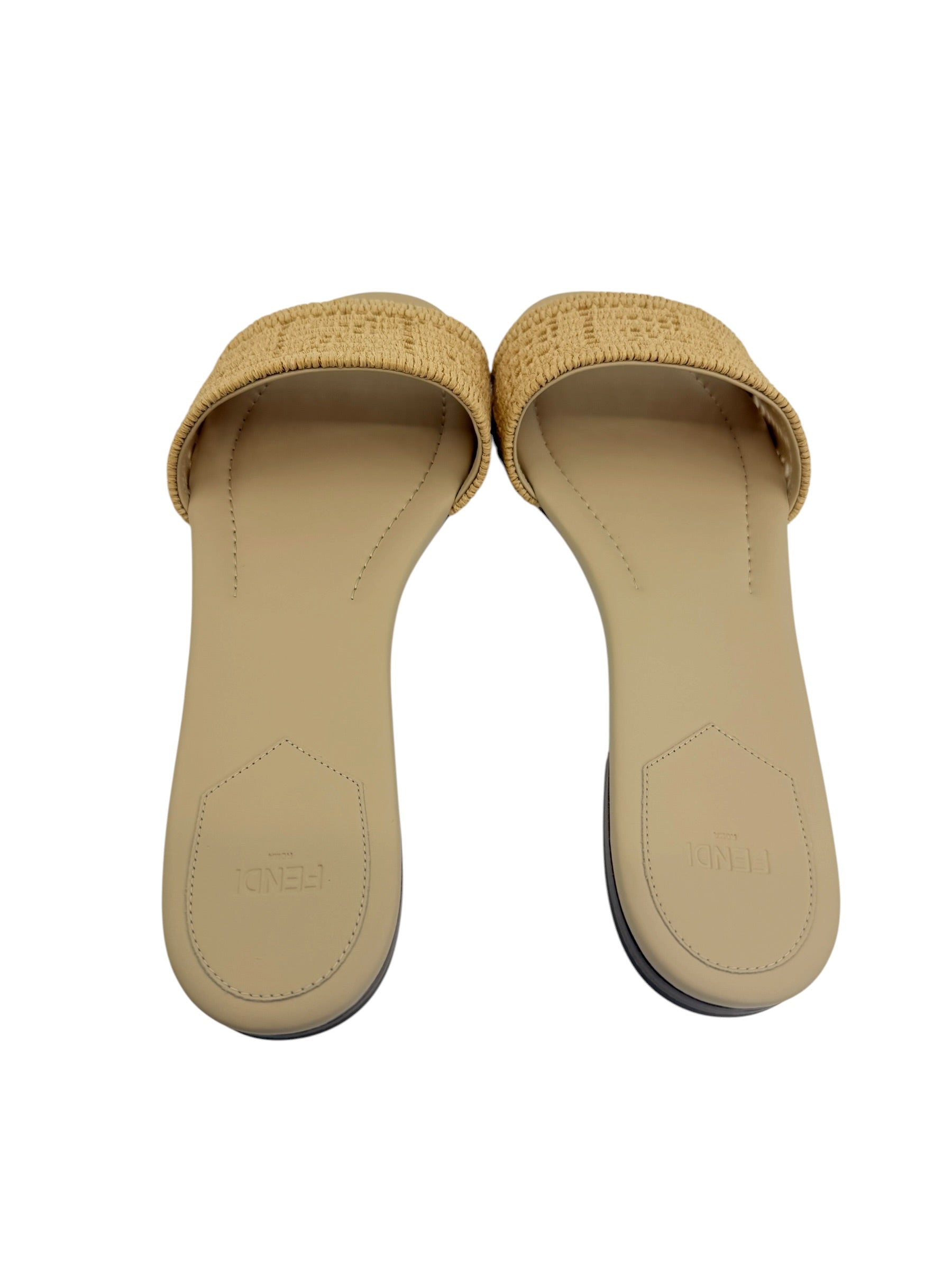 Fendi Rafia FF Slides (39/9)