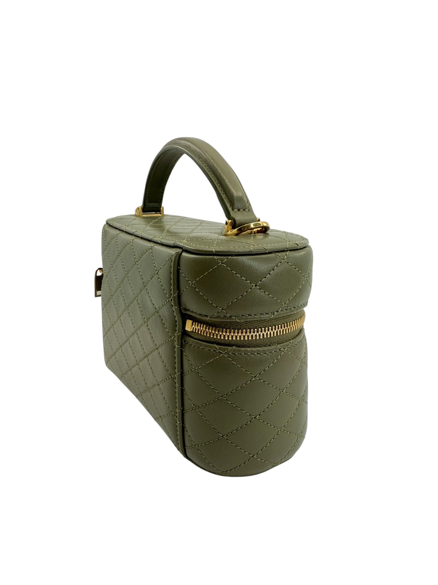Saint Laurent Gaby Quilted Vanity Bag