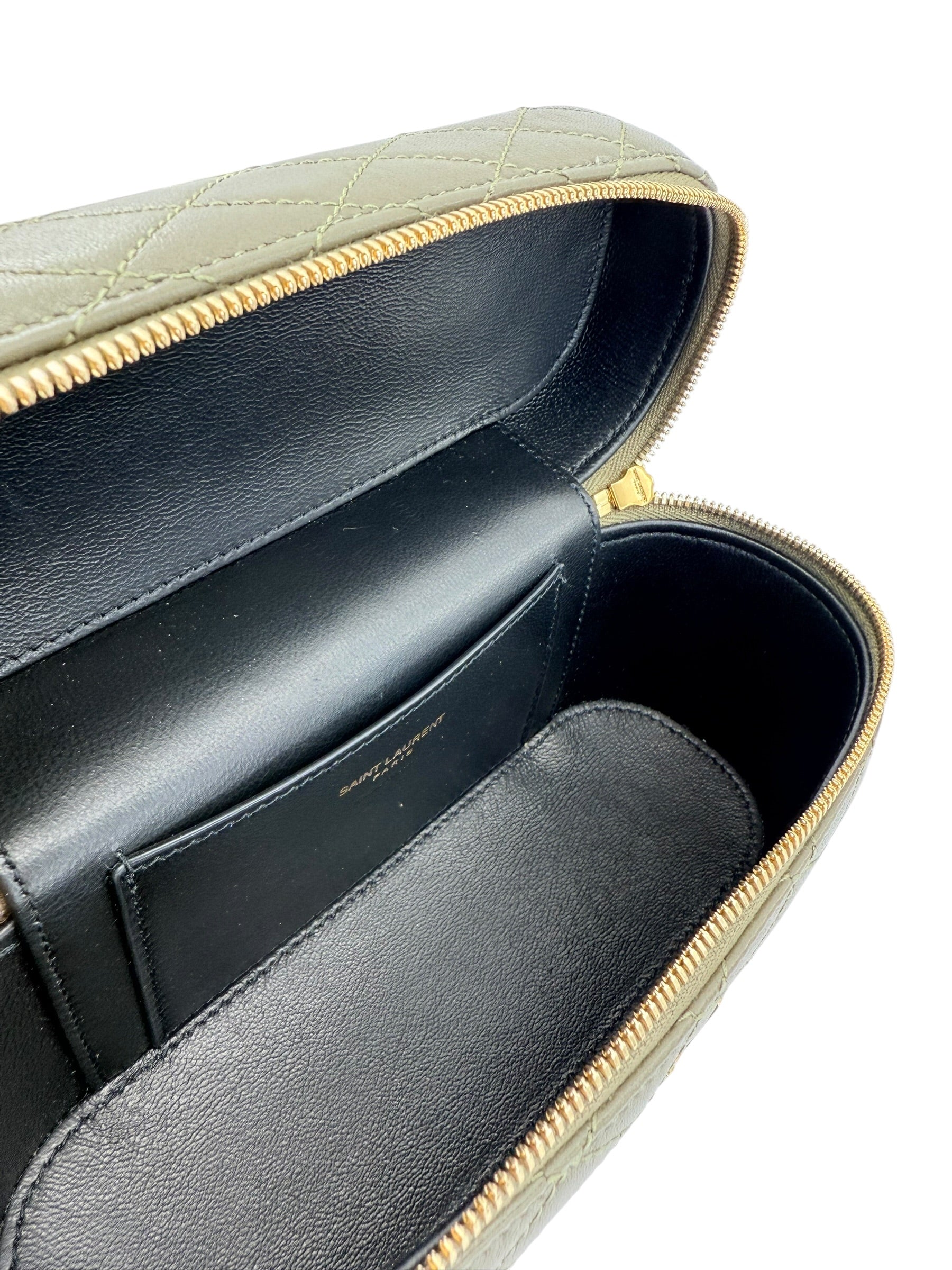 Saint Laurent Gaby Quilted Vanity Bag