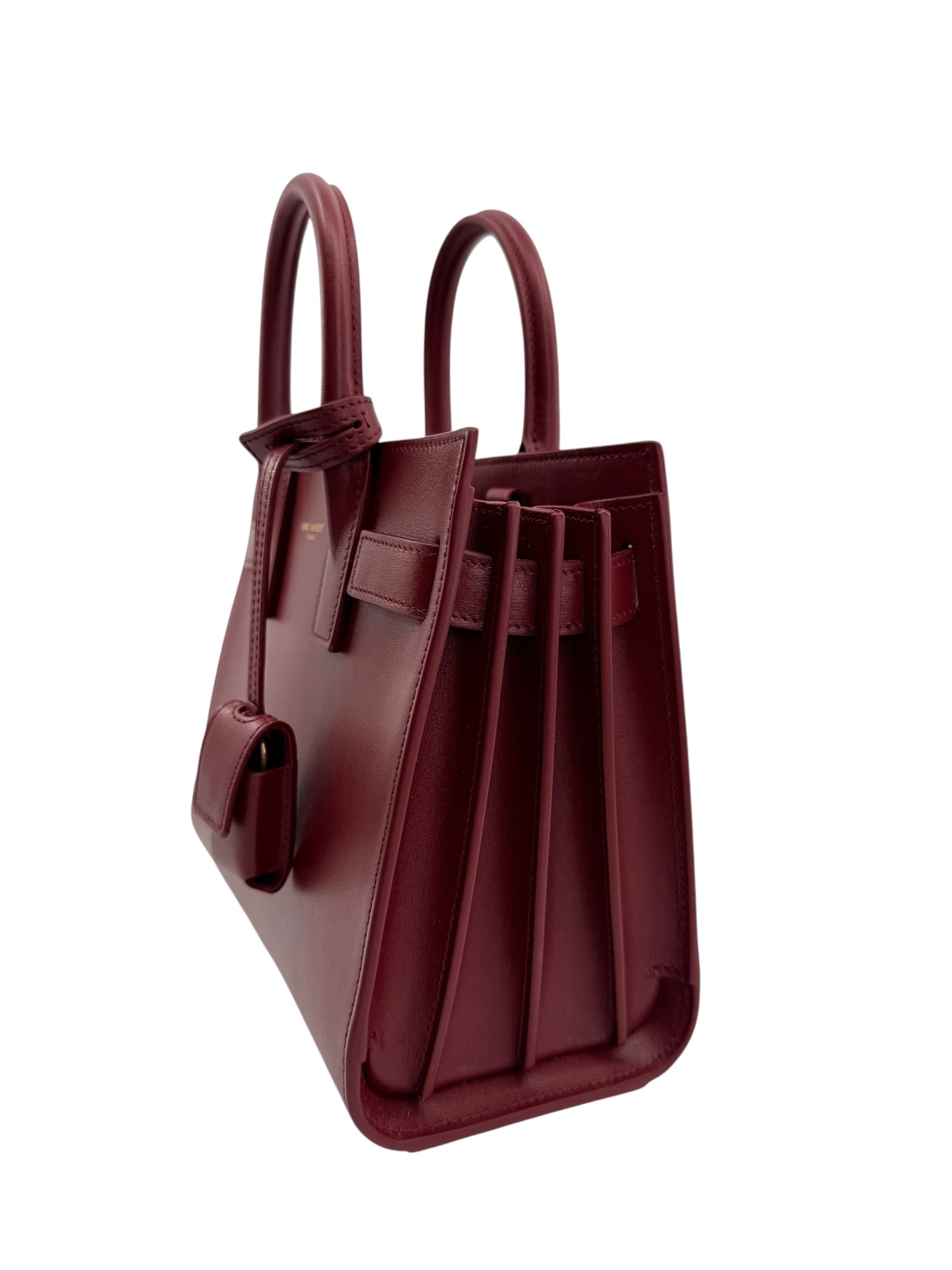 Saint Laurent Nano Sac de Jour Leather Satchel