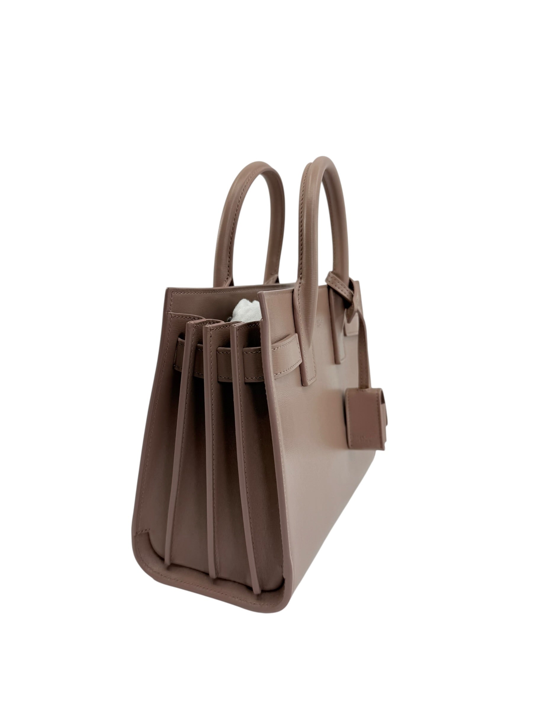 Saint Laurent Nano Sac de Jour Leather Satchel