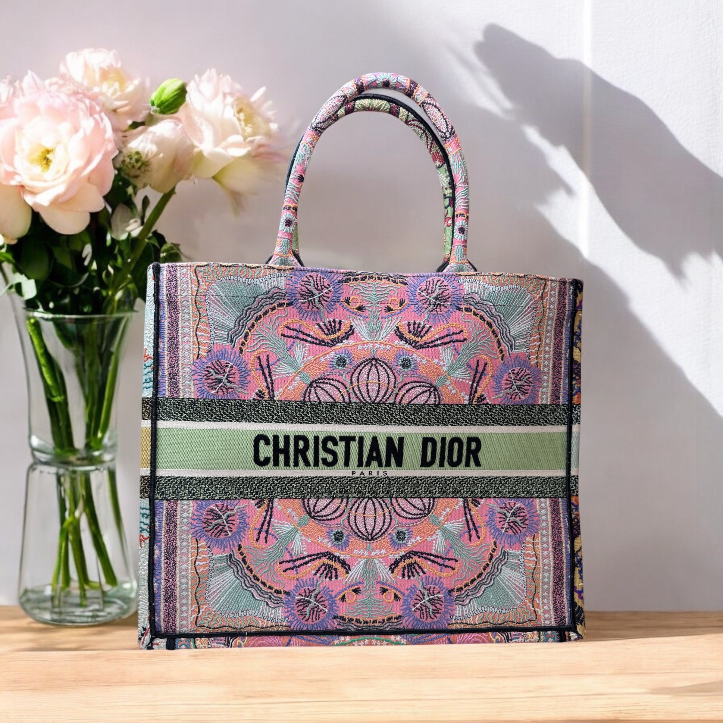 Dior Large in Lights Canvas Book Tote | Statement Carryall