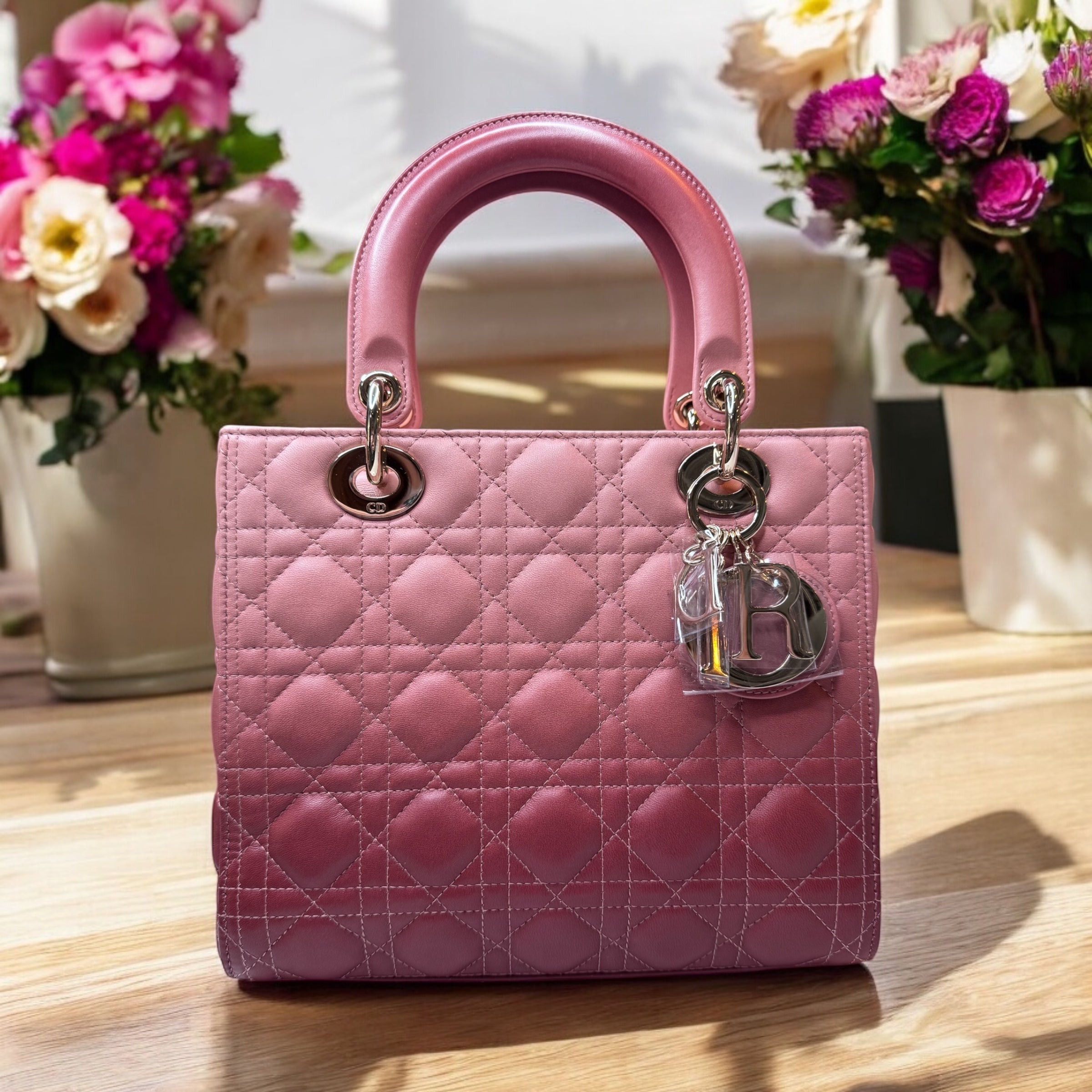 Dior Medium Ombré Lady Dior Bag | Lambskin Gradient Style