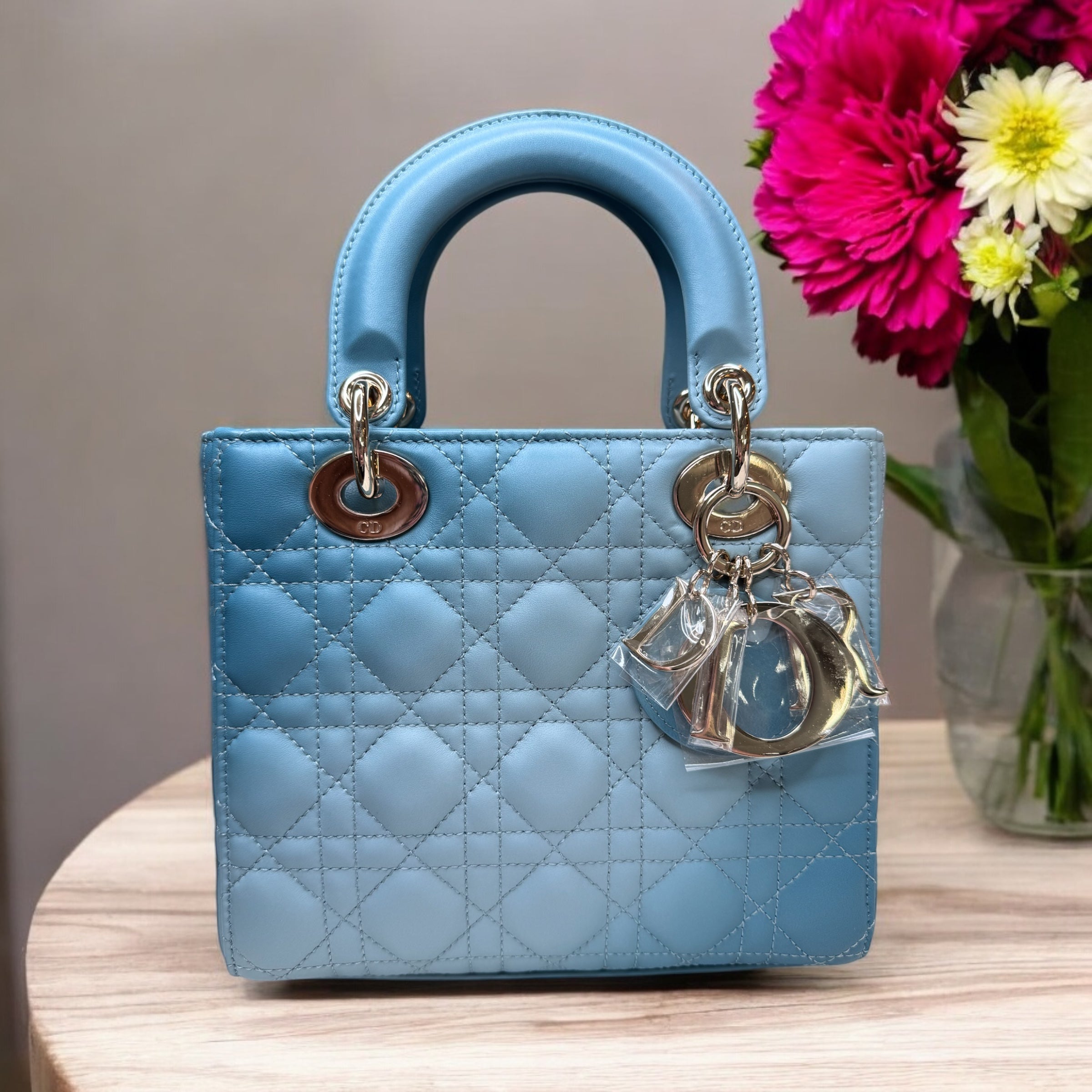 Dior Medium Lambskin Ombré Lady Dior Bag | Elegant Gradient