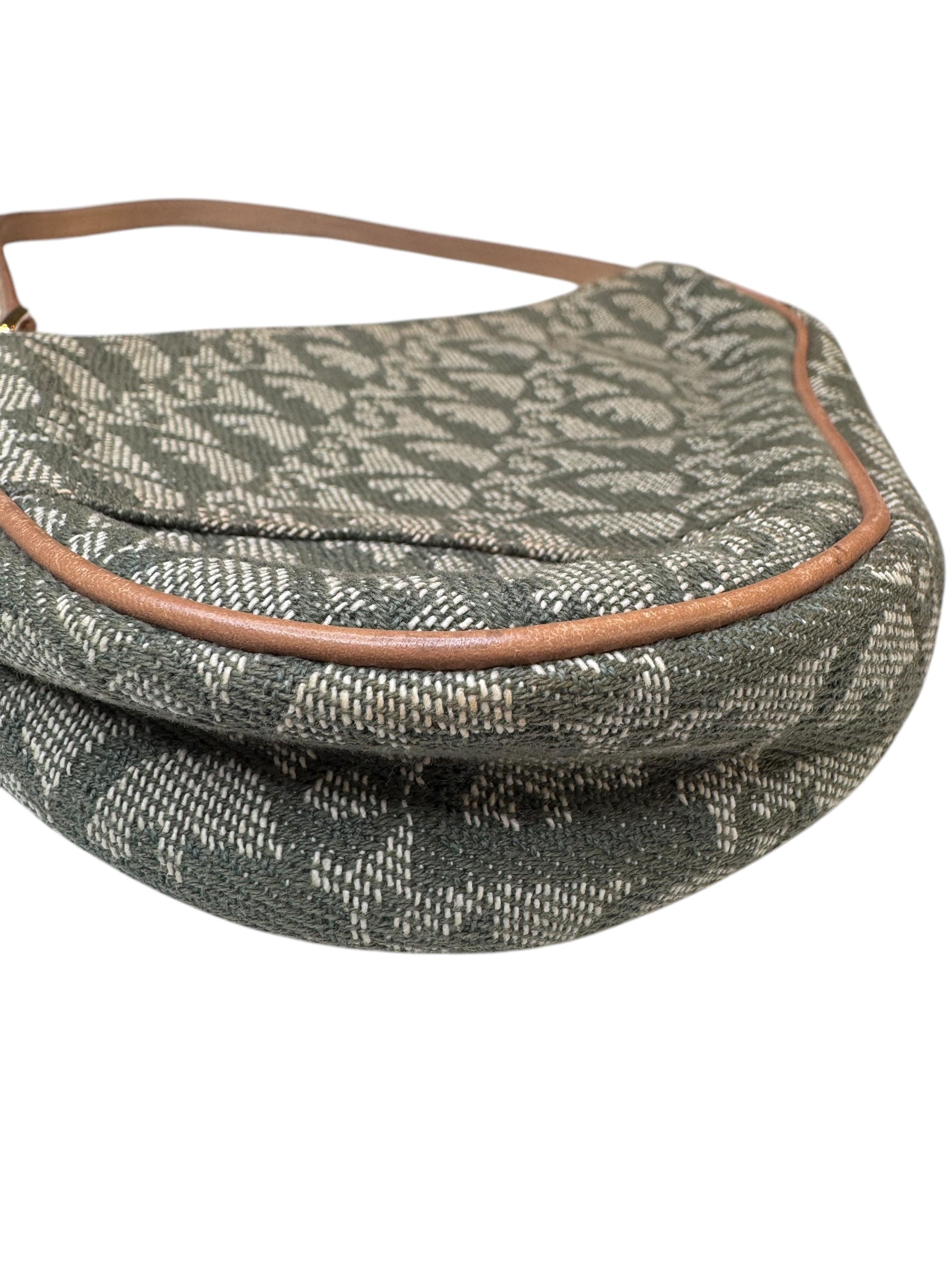 Dior Vintage Canvas Saddle Pochette | Iconic Shape