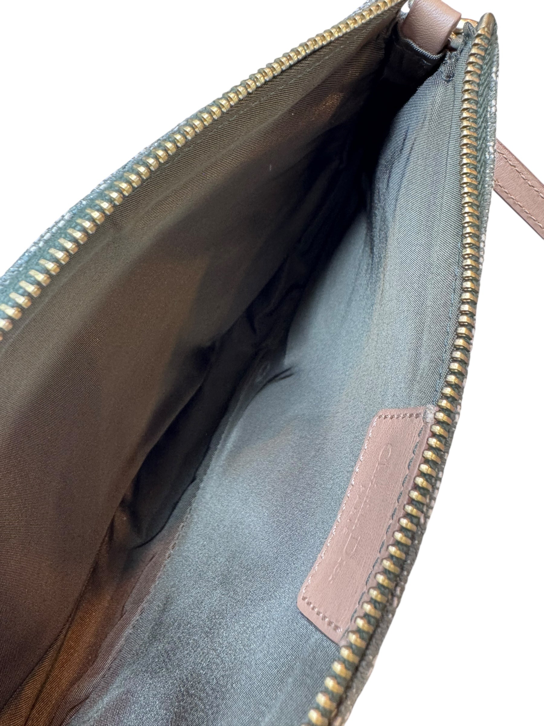 Dior Vintage Canvas Saddle Pochette | Iconic Shape