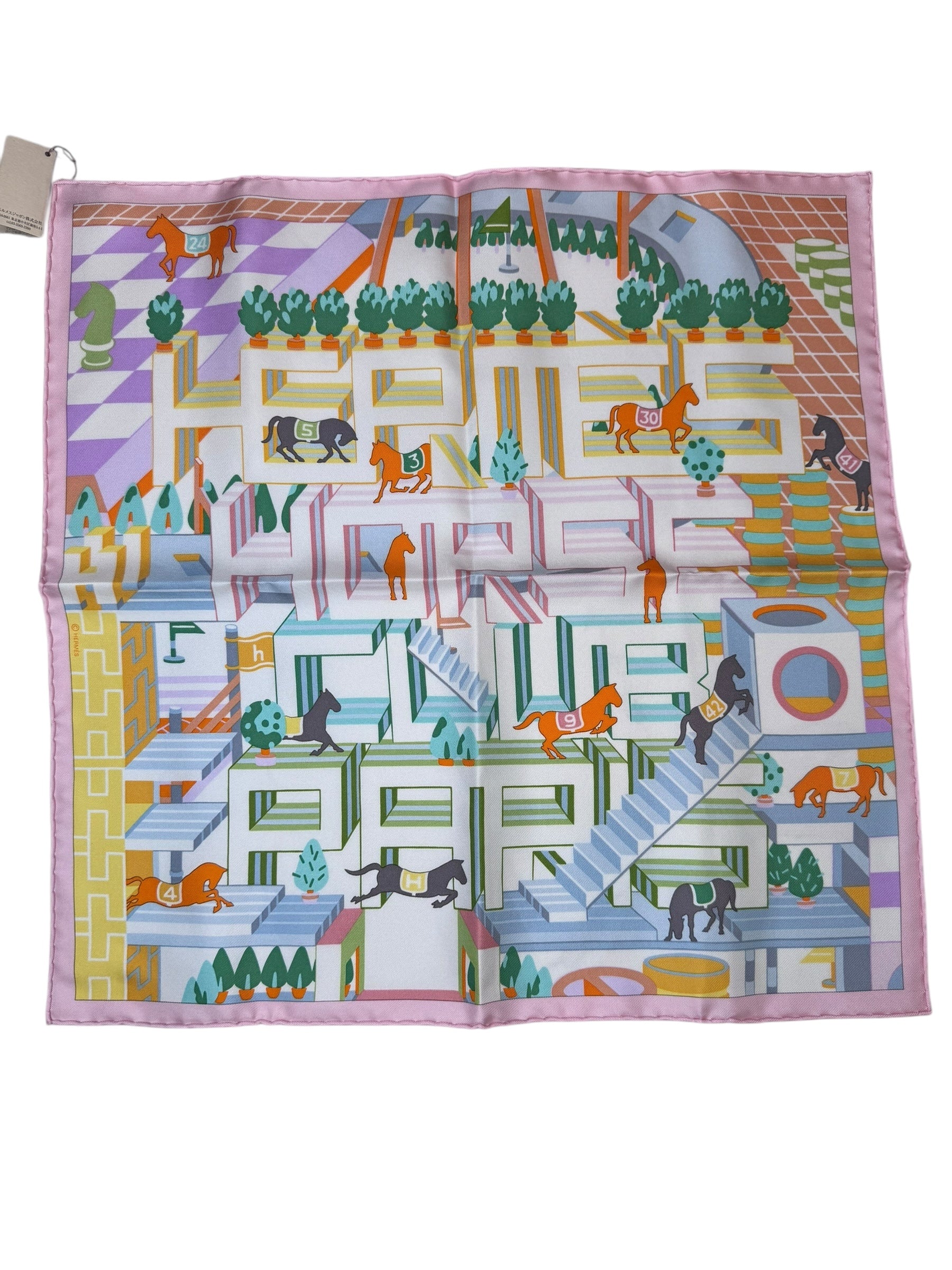 Hermes Horse Club Silk 45 Scarf | Equestrian Touch