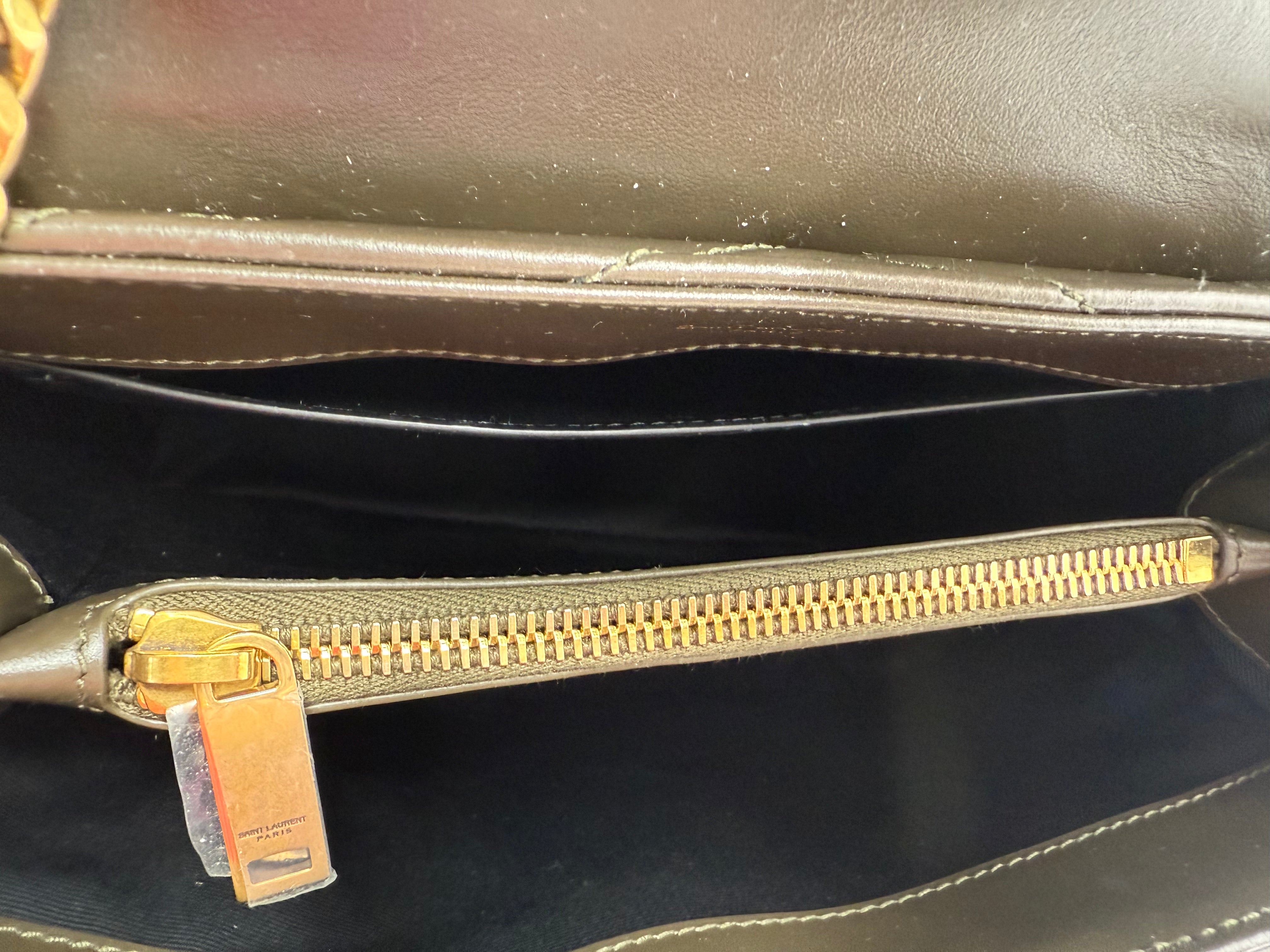 Saint Laurent Calfskin Y Loulou Satchel