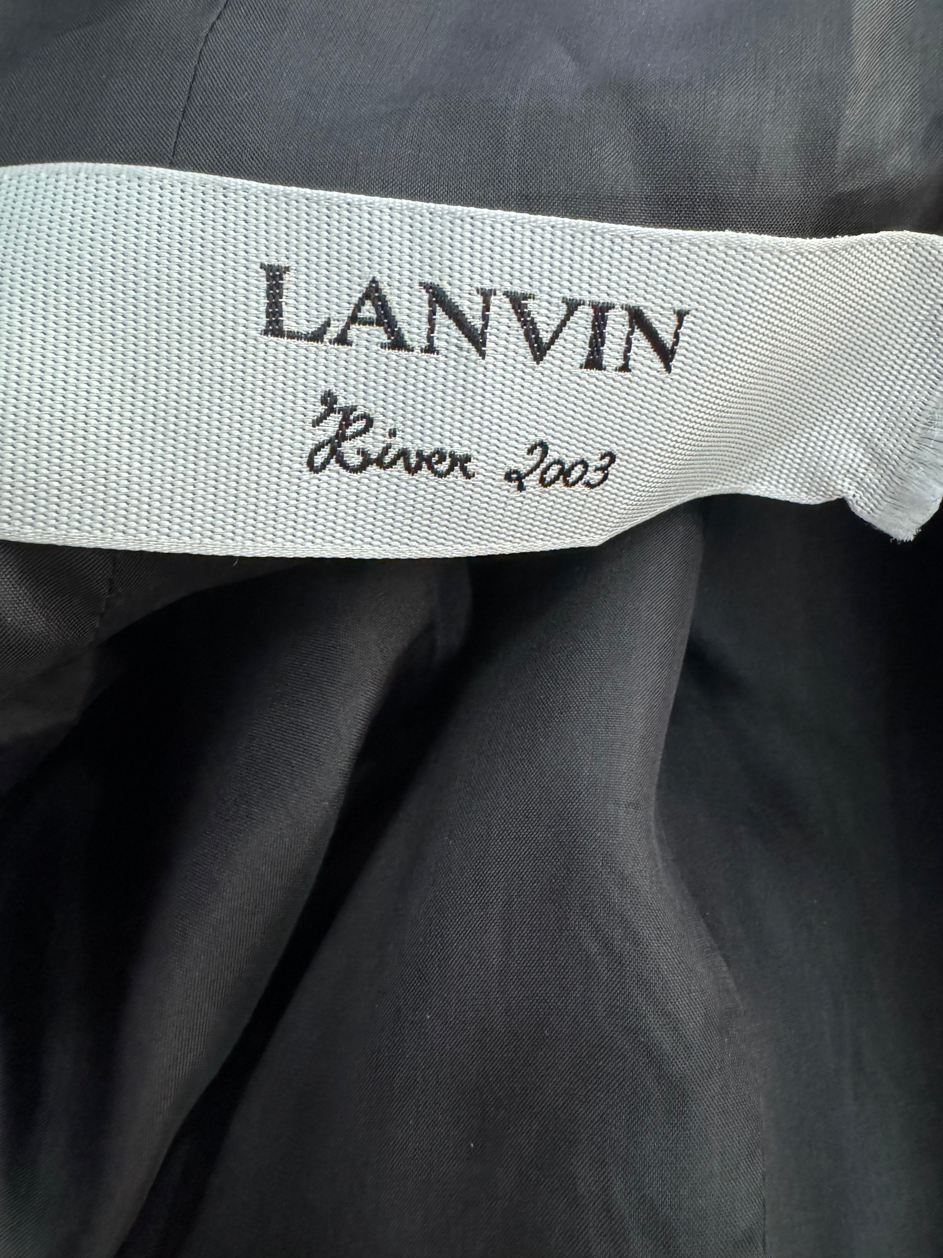 Lanvin Vintage Wool Cocktail Dress