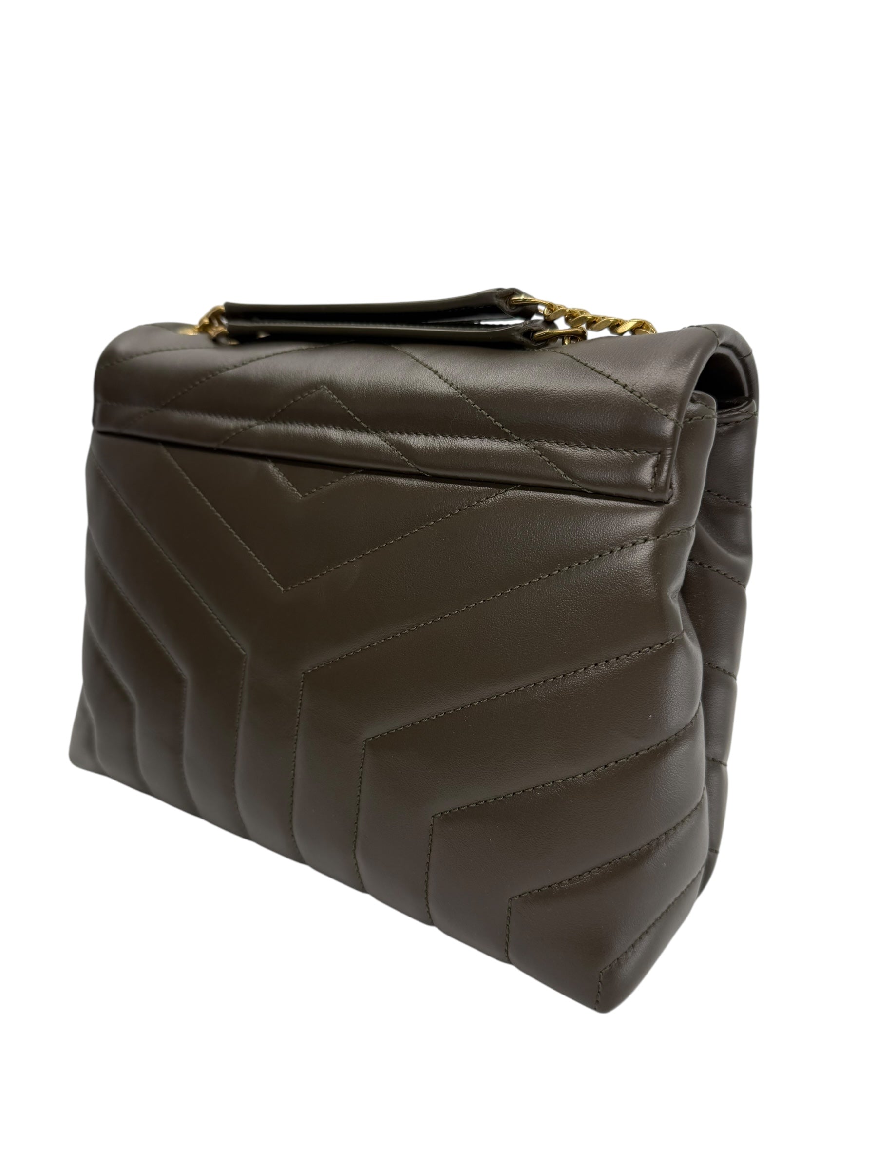 Saint Laurent Calfskin Y Loulou Satchel