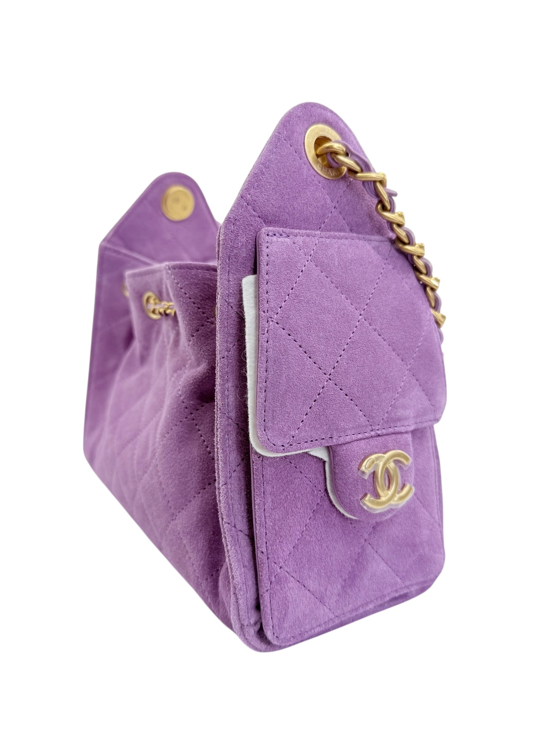 Chanel Suede Mini 25 Hobo