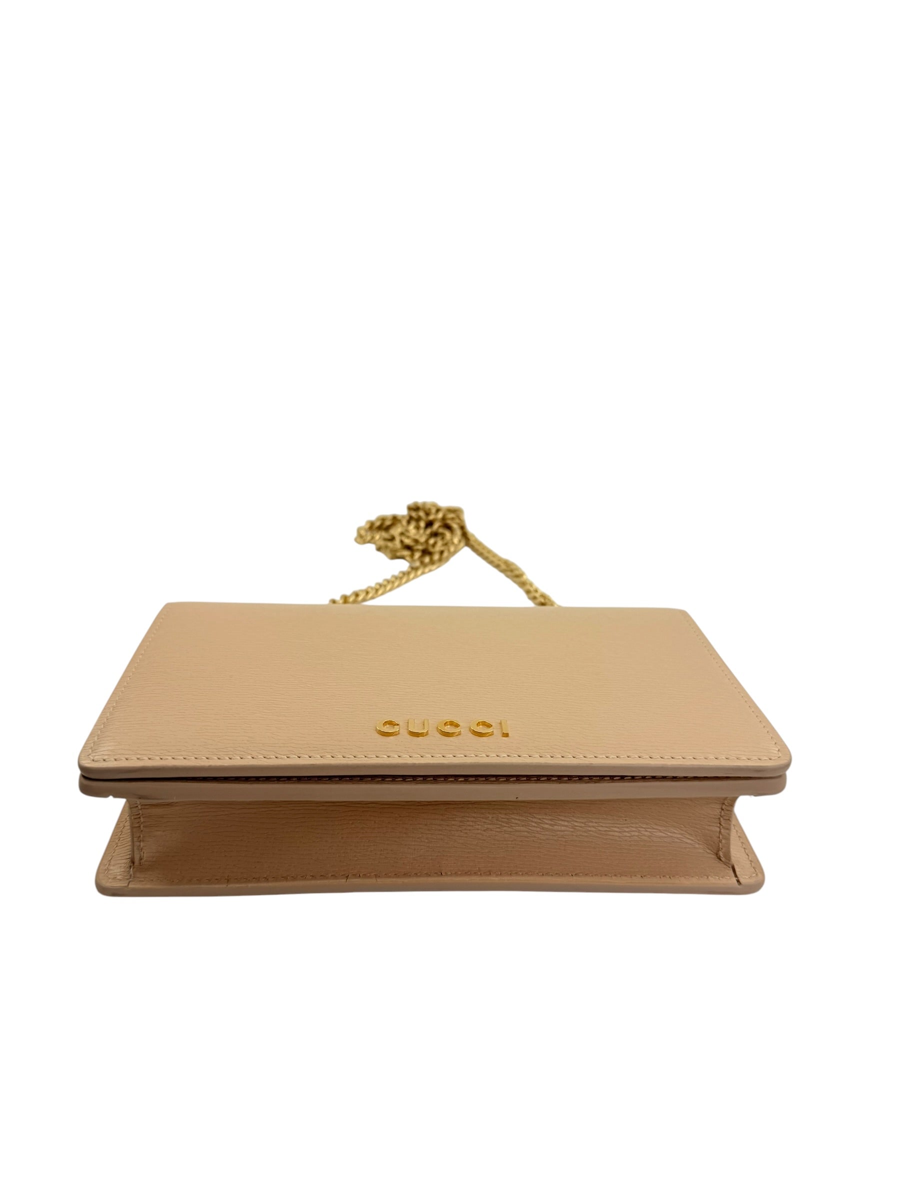 Gucci Leather Wallet on Chain