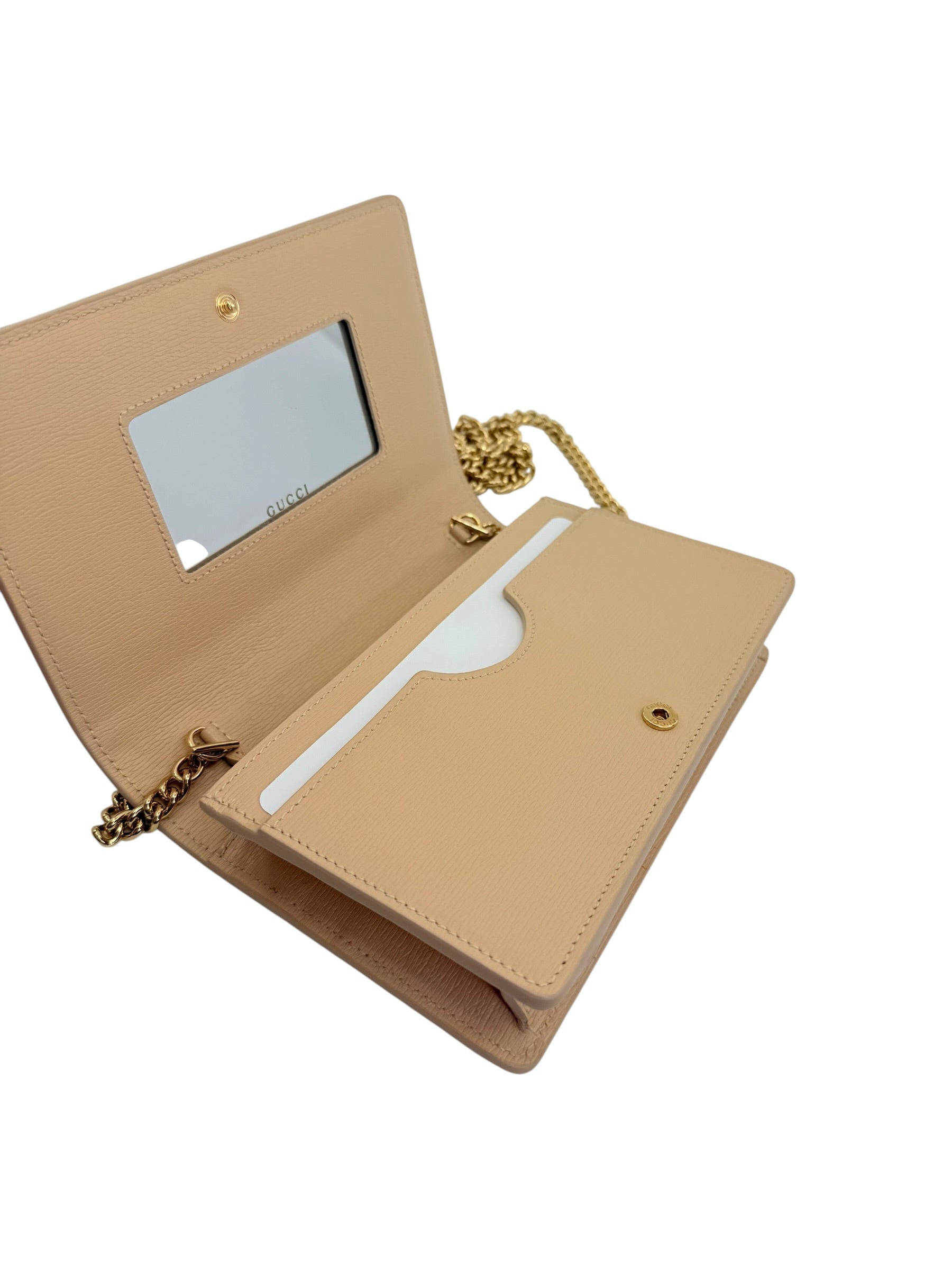 Gucci Leather Wallet on Chain