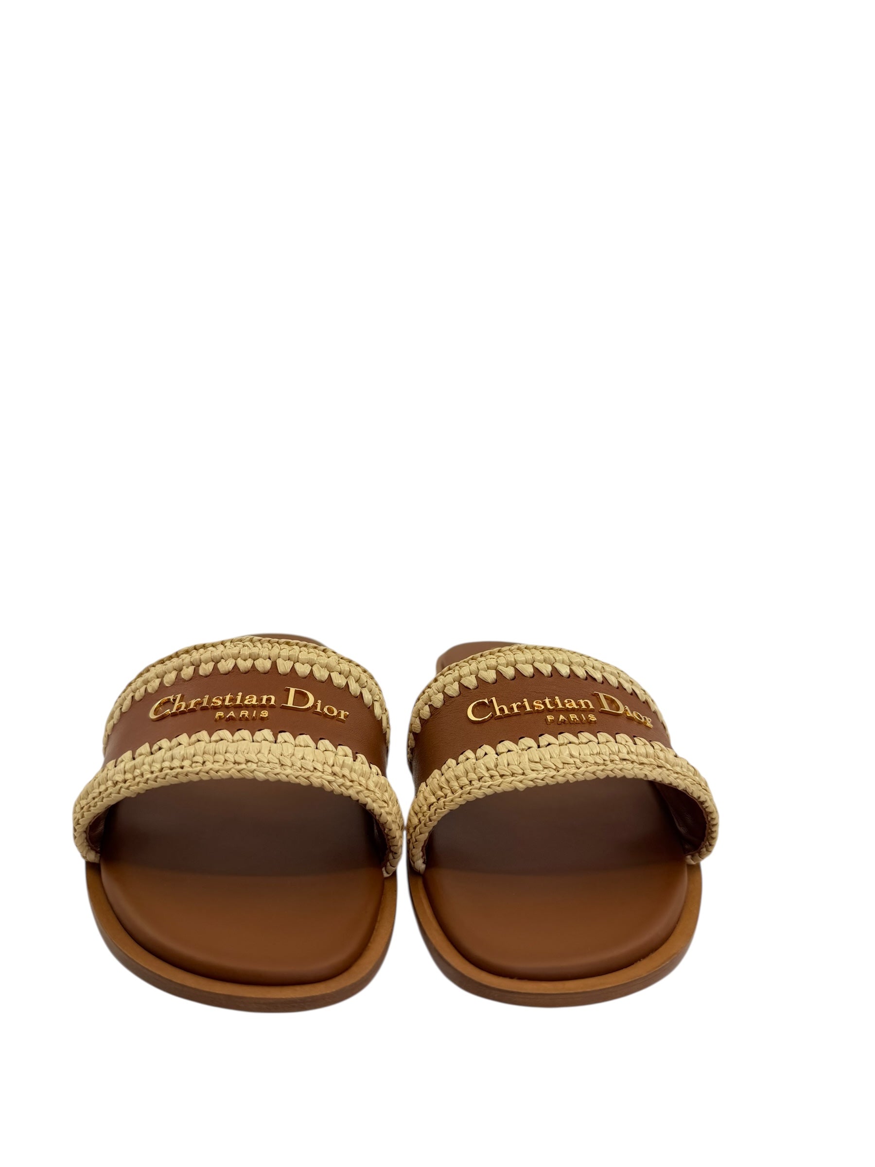 Dior D-Lane Dioriviera Slides (39/9)
