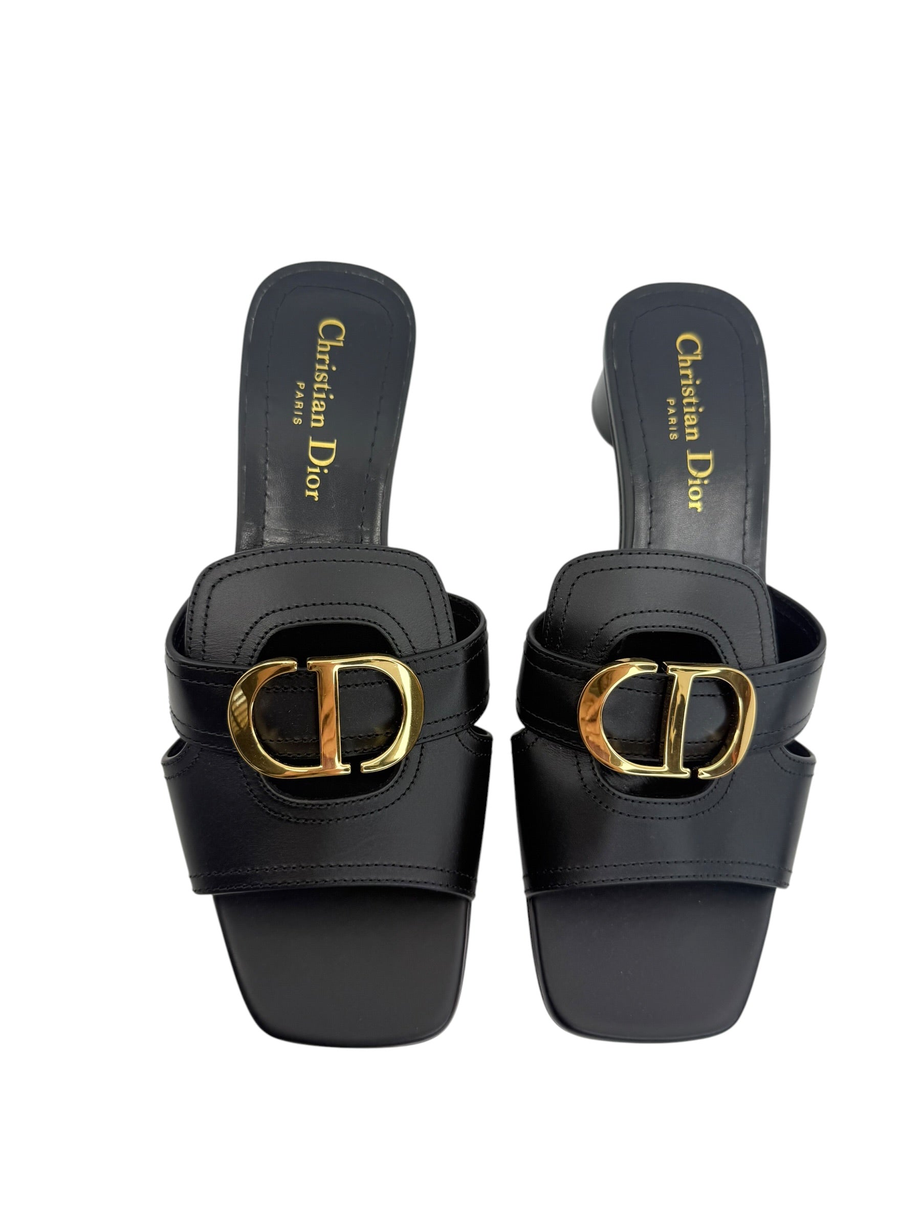 Dior 30 Montaigne Heeled Slide (38.5/8.5)