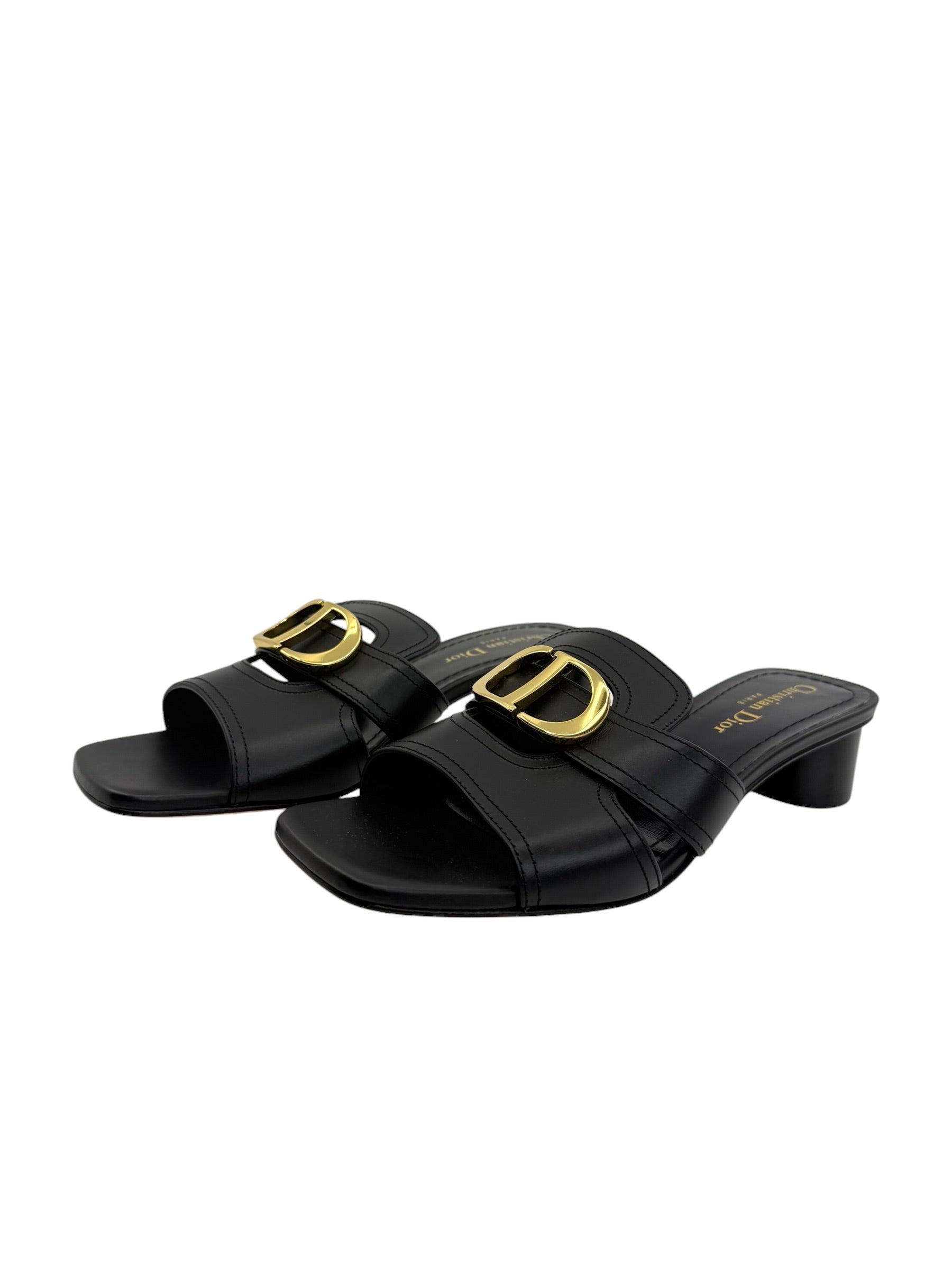 Dior 30 Montaigne Heeled Slide (38.5/8.5)