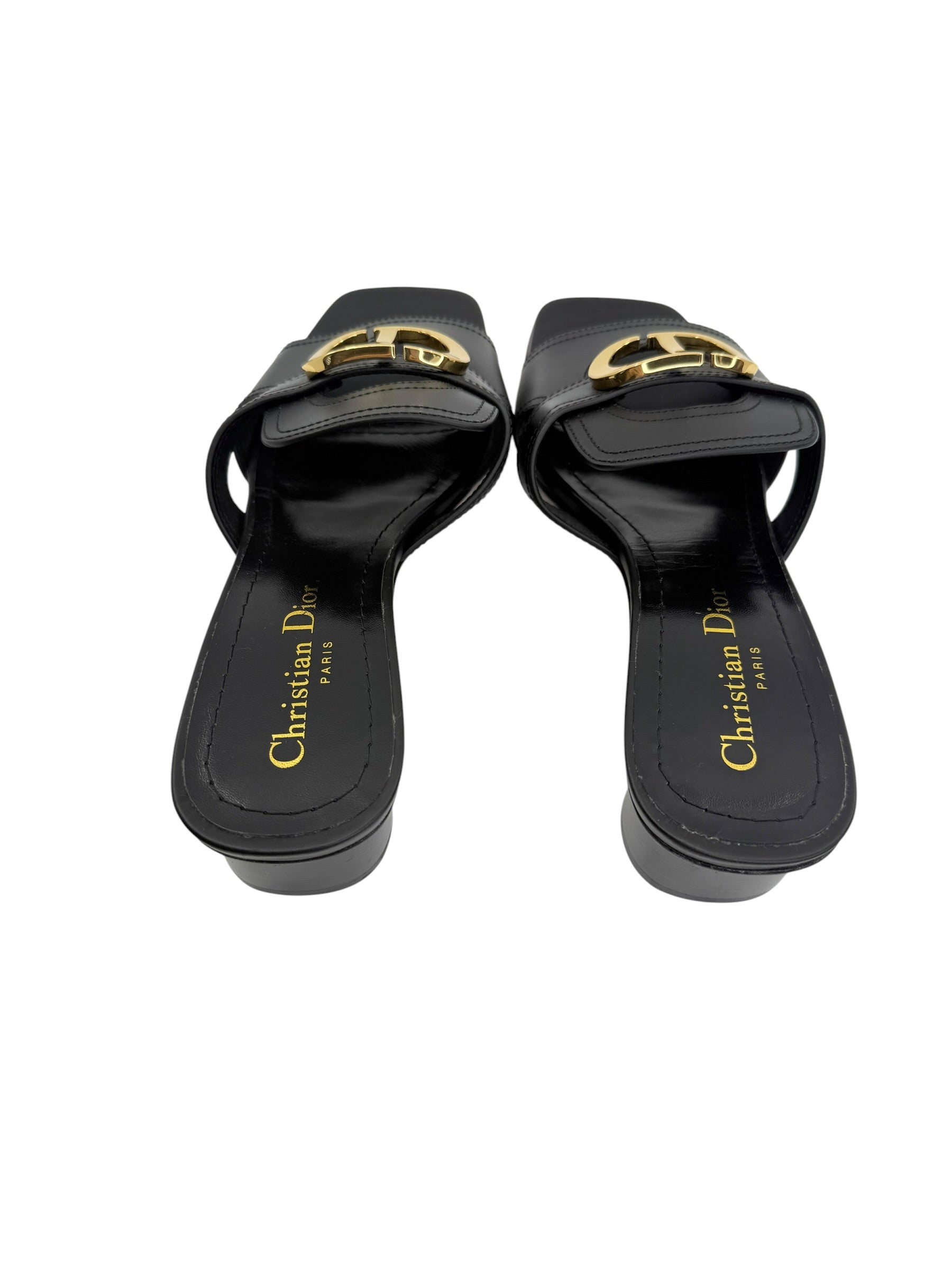 Dior 30 Montaigne Heeled Slide (38.5/8.5)