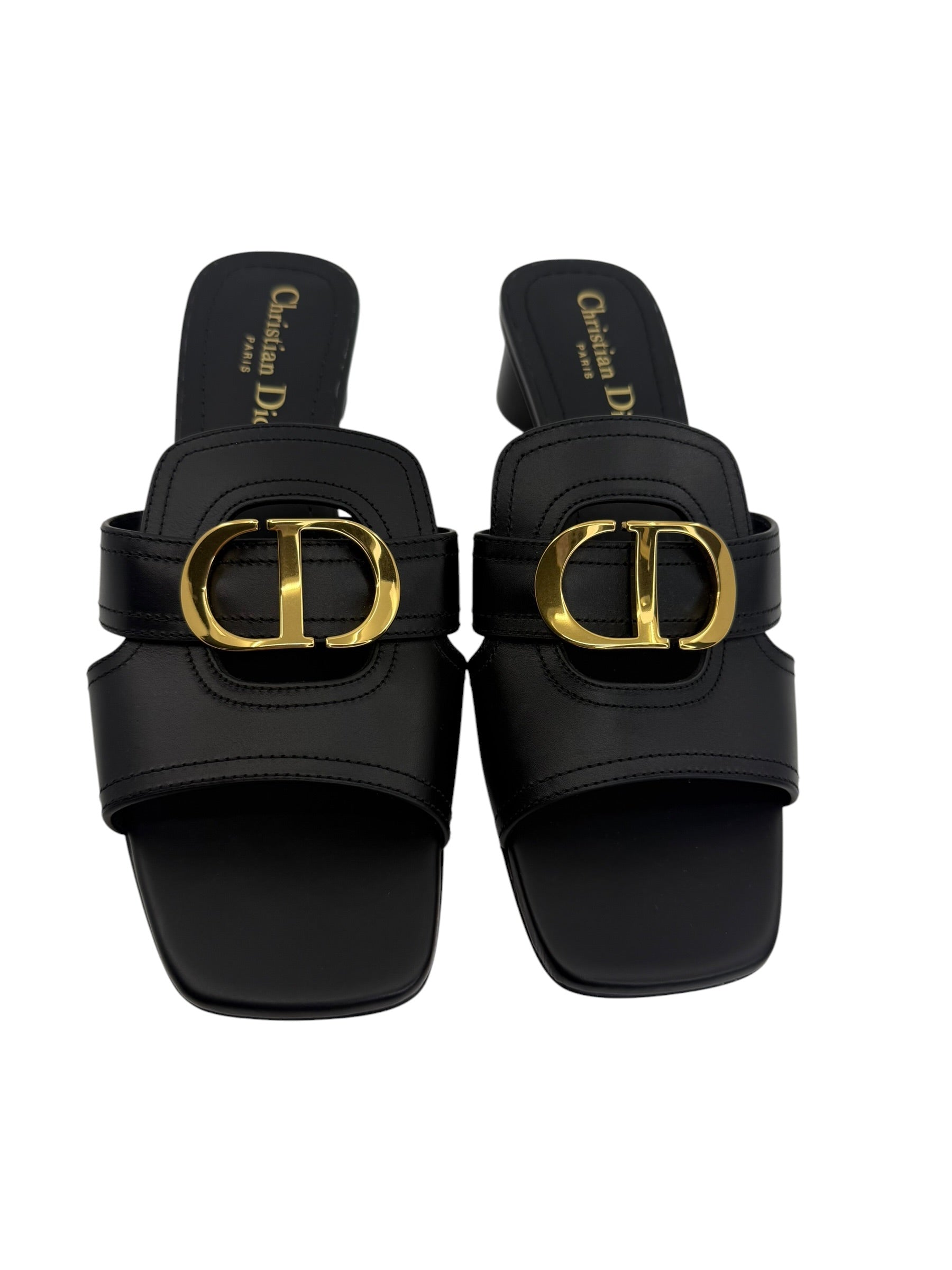 Dior 30 Montaigne Heeled Slides (38/8)