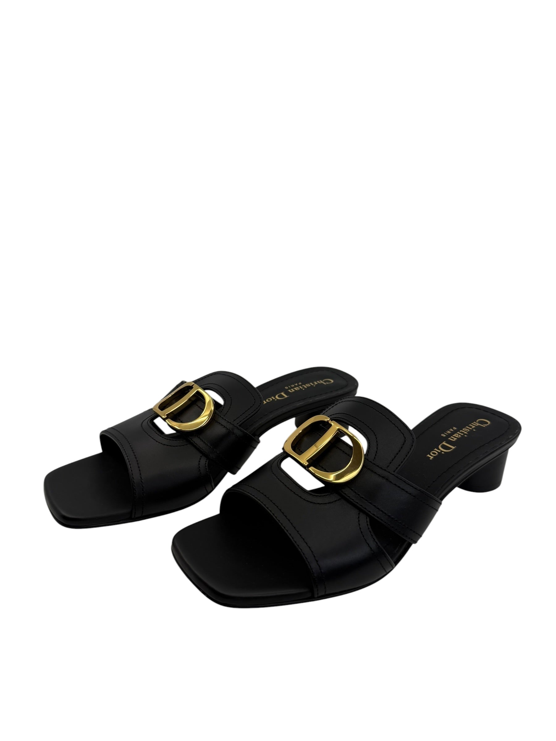 Dior 30 Montaigne Heeled Slides (38/8)