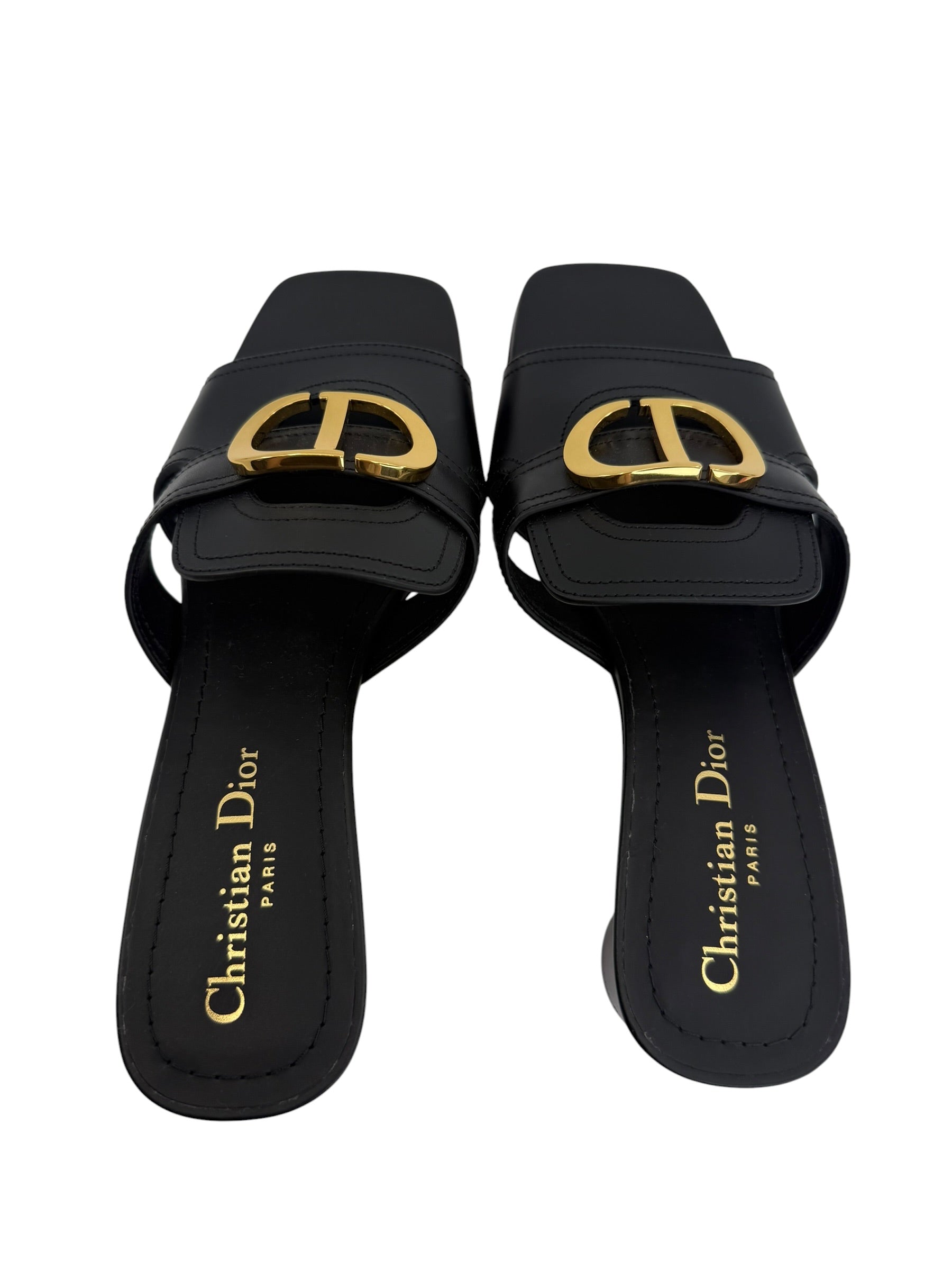 Dior 30 Montaigne Heeled Slides (38/8)