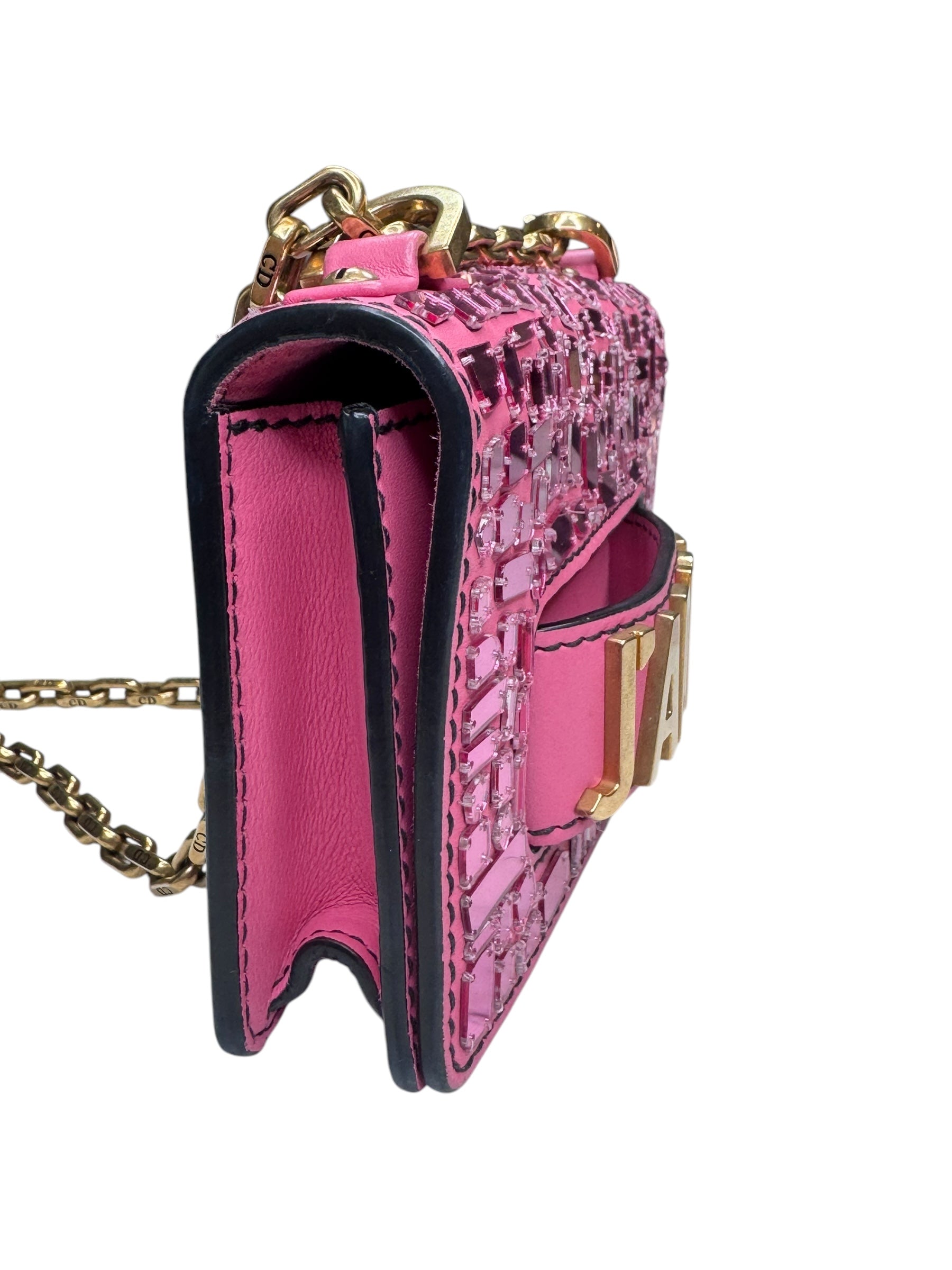 Dior Mini J'Adior Mirrored Flap Bag | The Little Purse