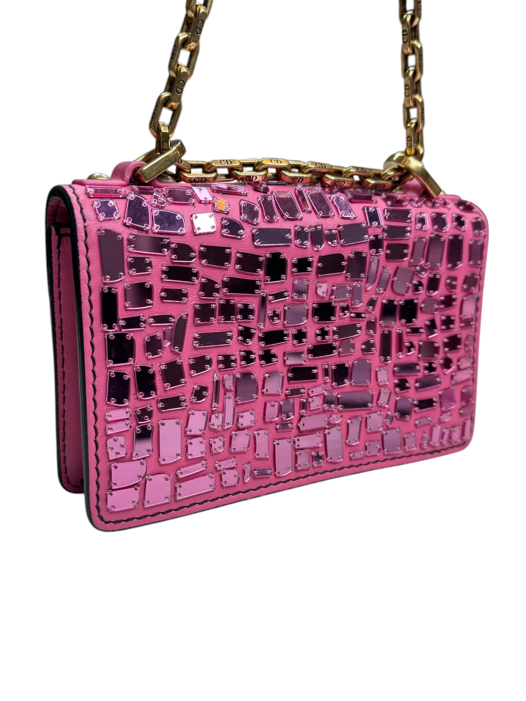 Dior Mini J'Adior Mirrored Flap Bag | The Little Purse