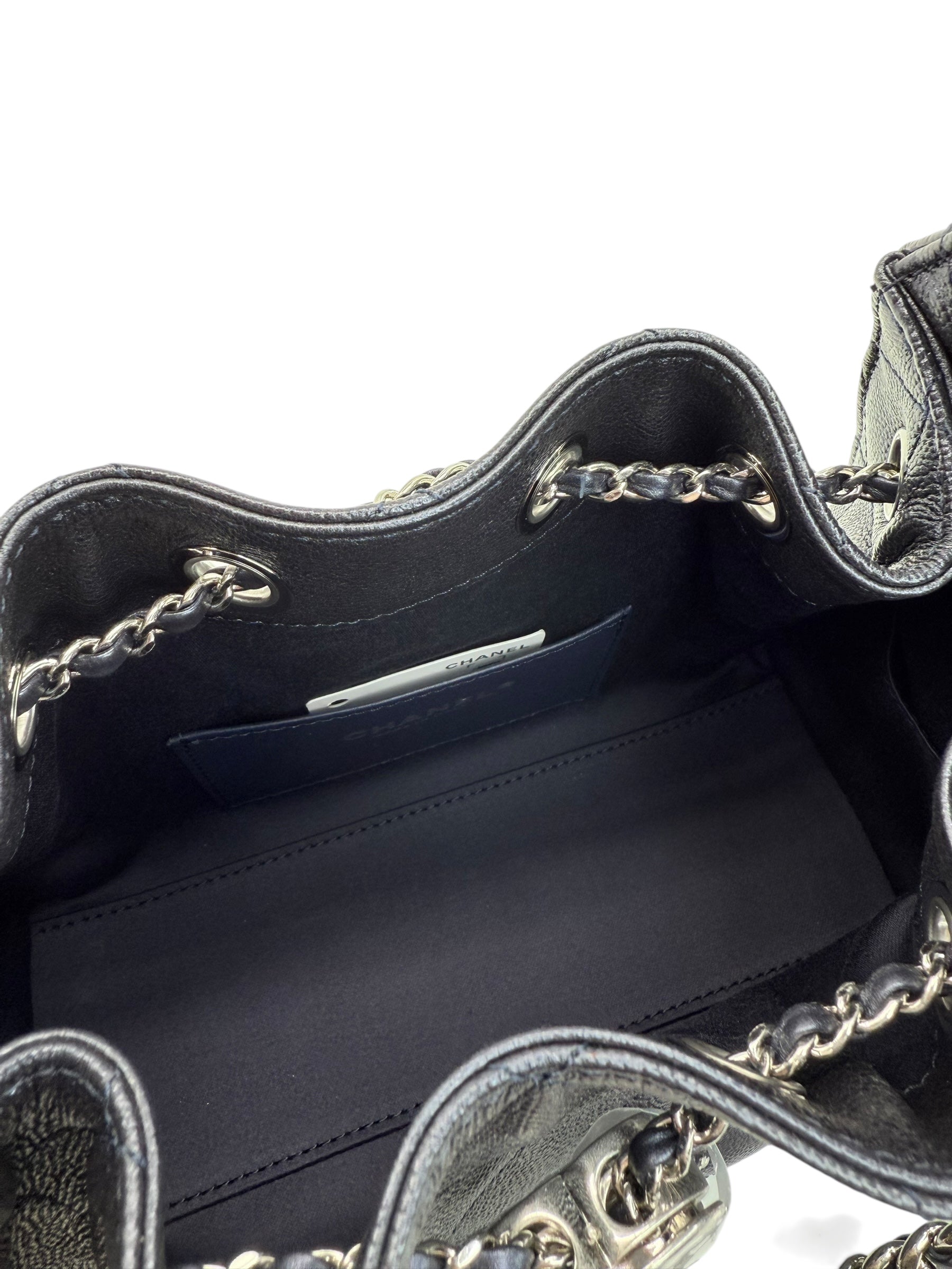 Chanel Mini Metallic Caviar 25 Hobo