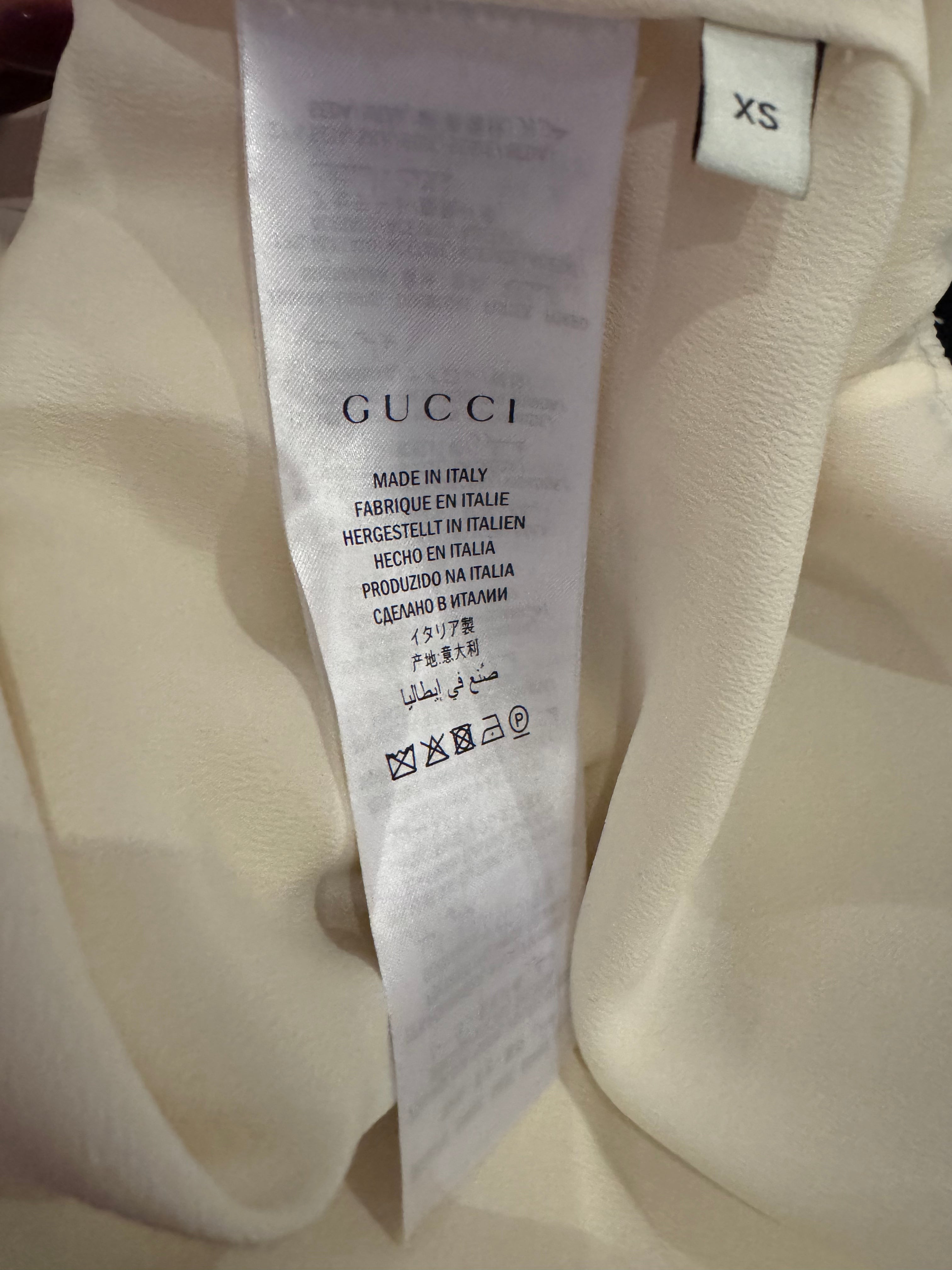 Gucci Lace Lined Dress