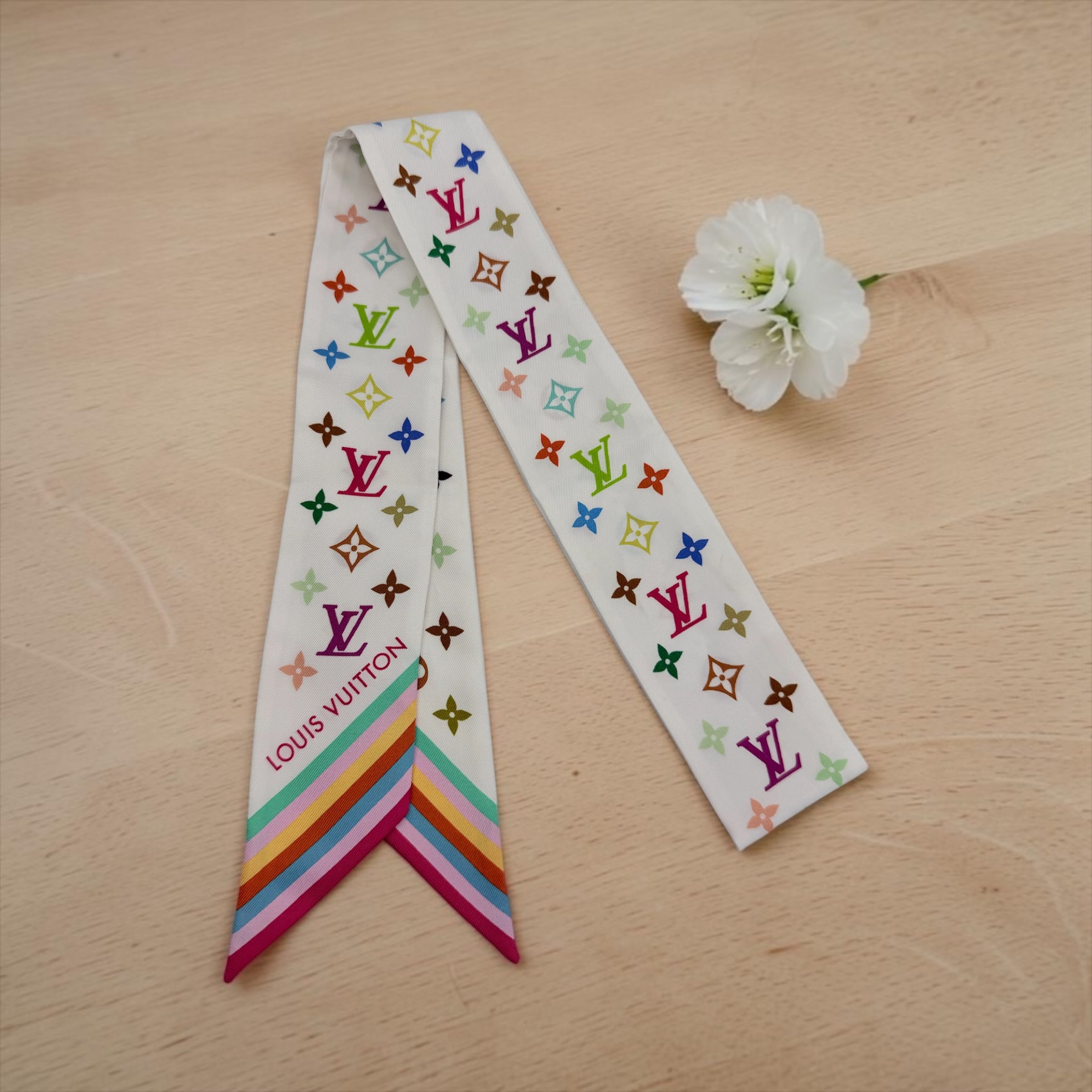 Louis Vuitton x Murakami Multicolor Bandeau Scarf