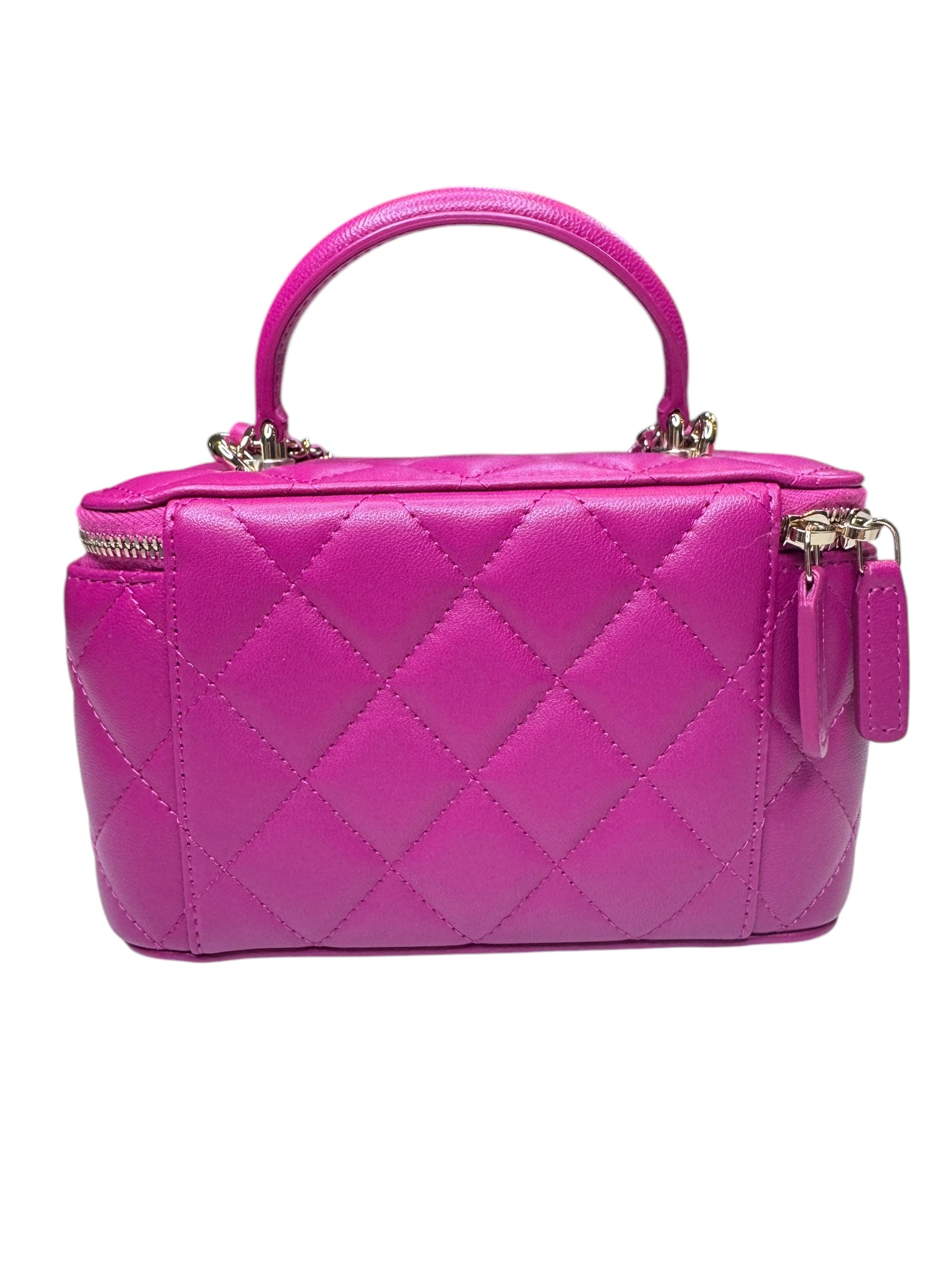 Chanel Small Quilted Top Handle Vanity Case