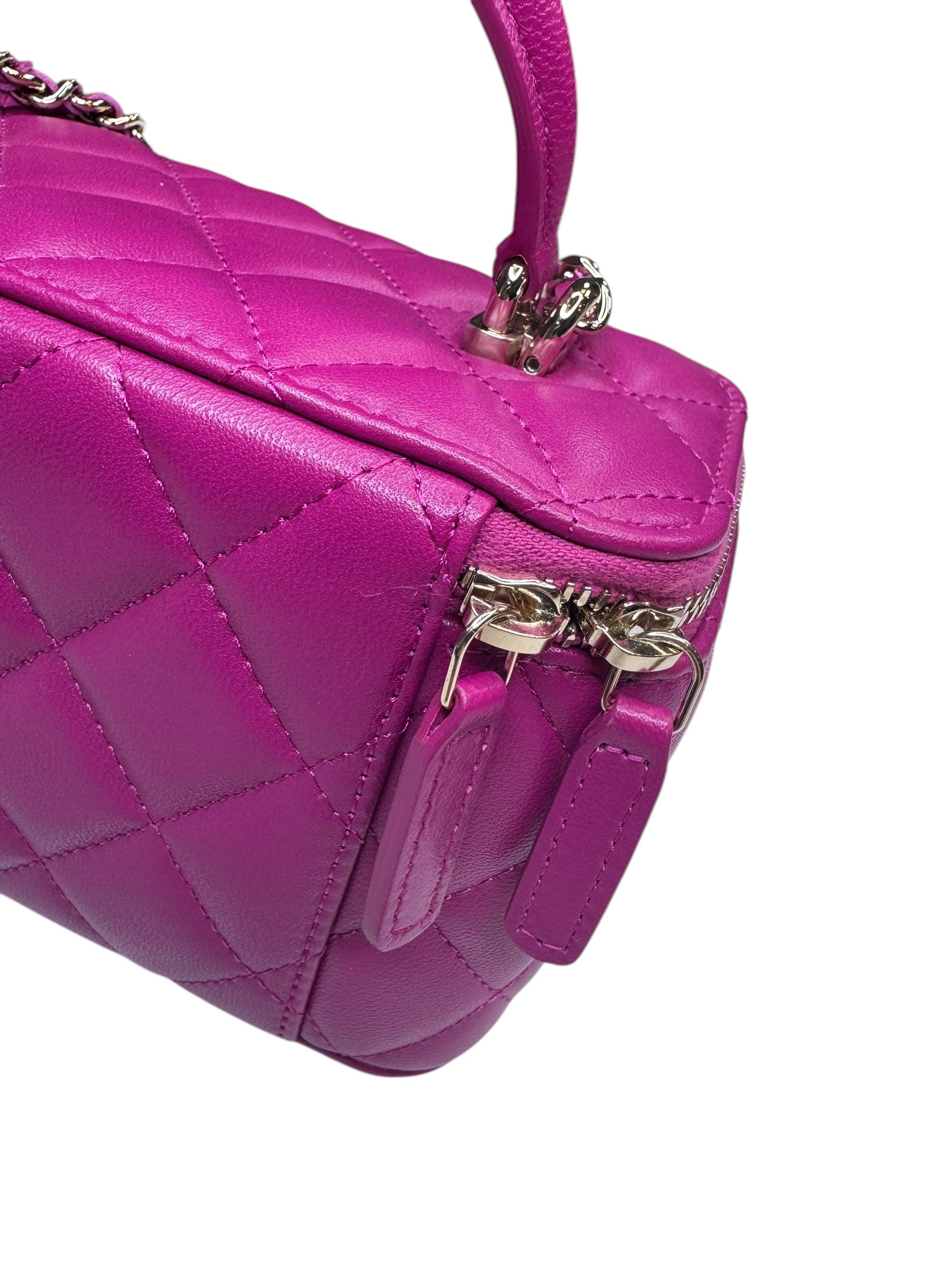 Chanel Small Quilted Top Handle Vanity Case