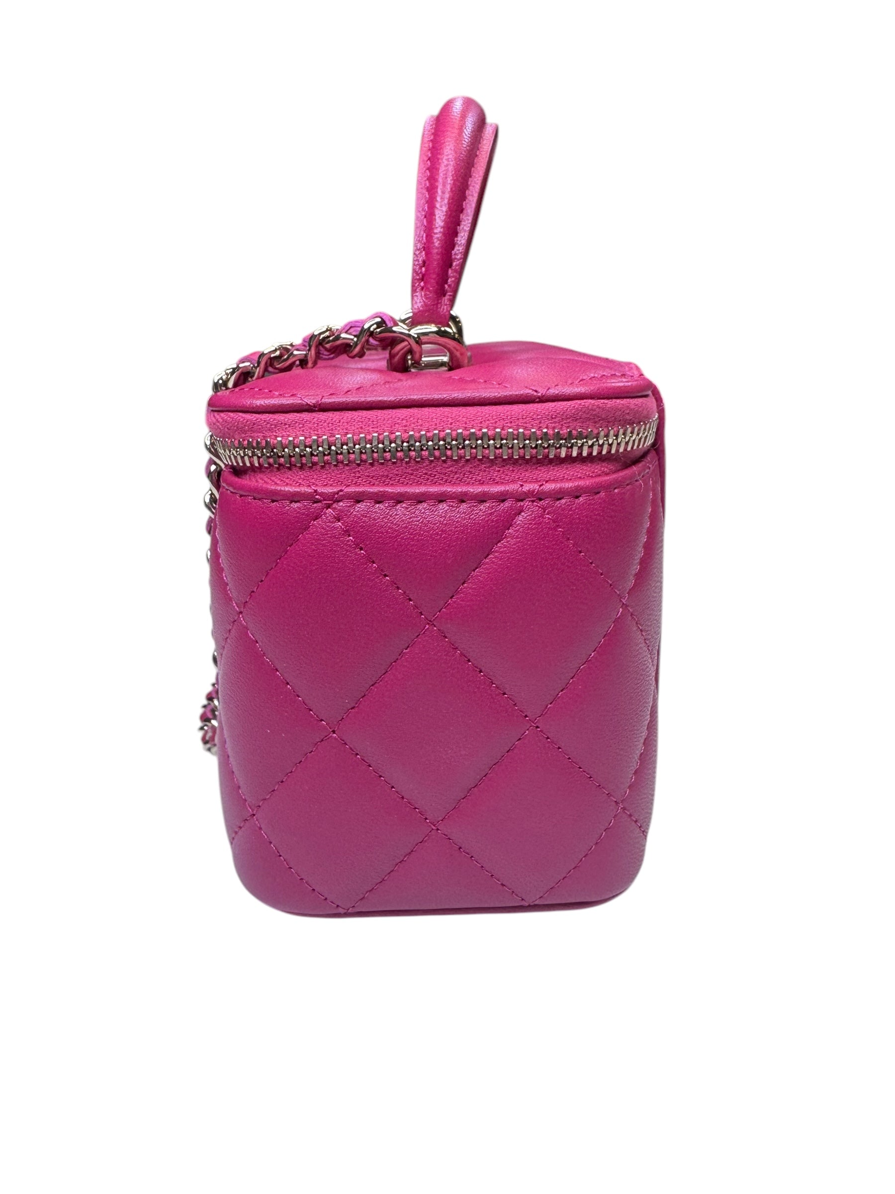 Chanel Small Quilted Top Handle Vanity Case