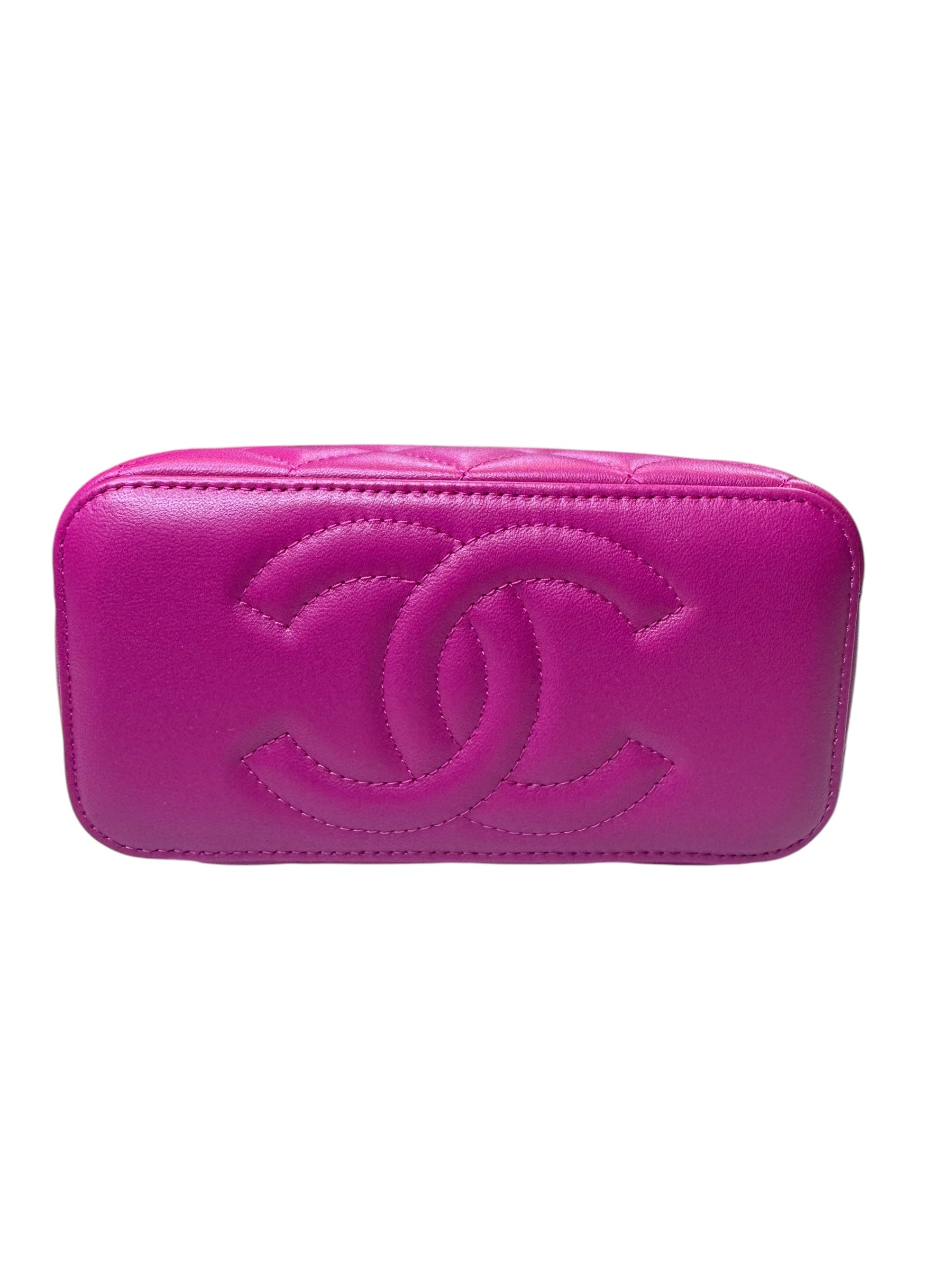 Chanel Small Quilted Top Handle Vanity Case