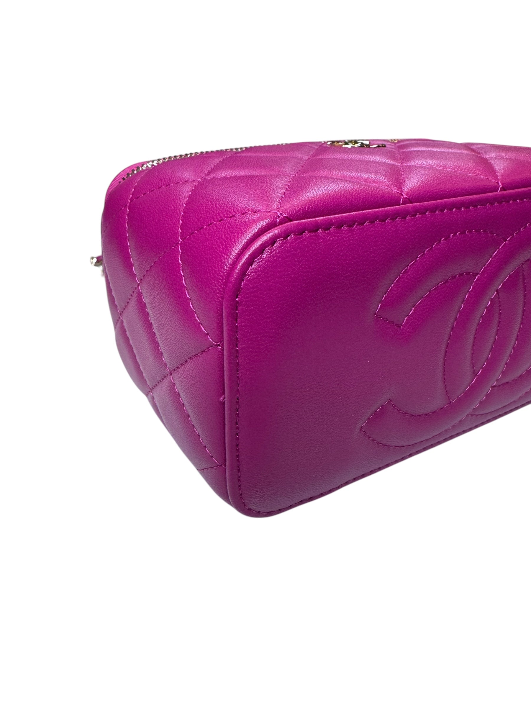 Chanel Small Quilted Top Handle Vanity Case