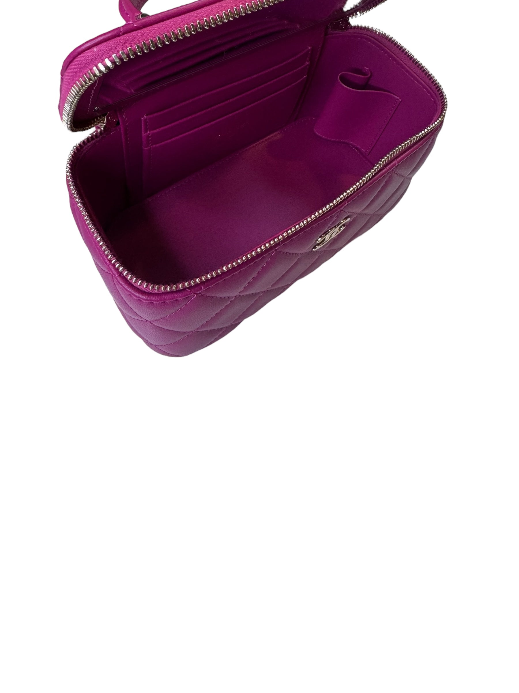 Chanel Small Quilted Top Handle Vanity Case