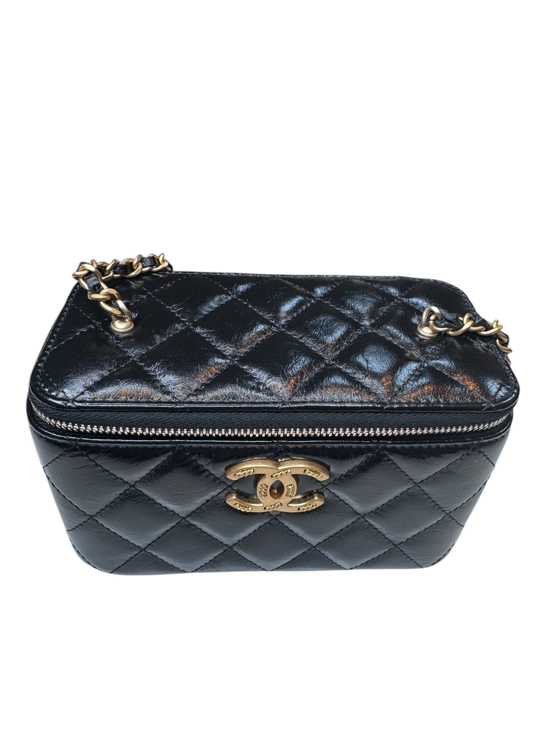Chanel Quilted Vanity Case
