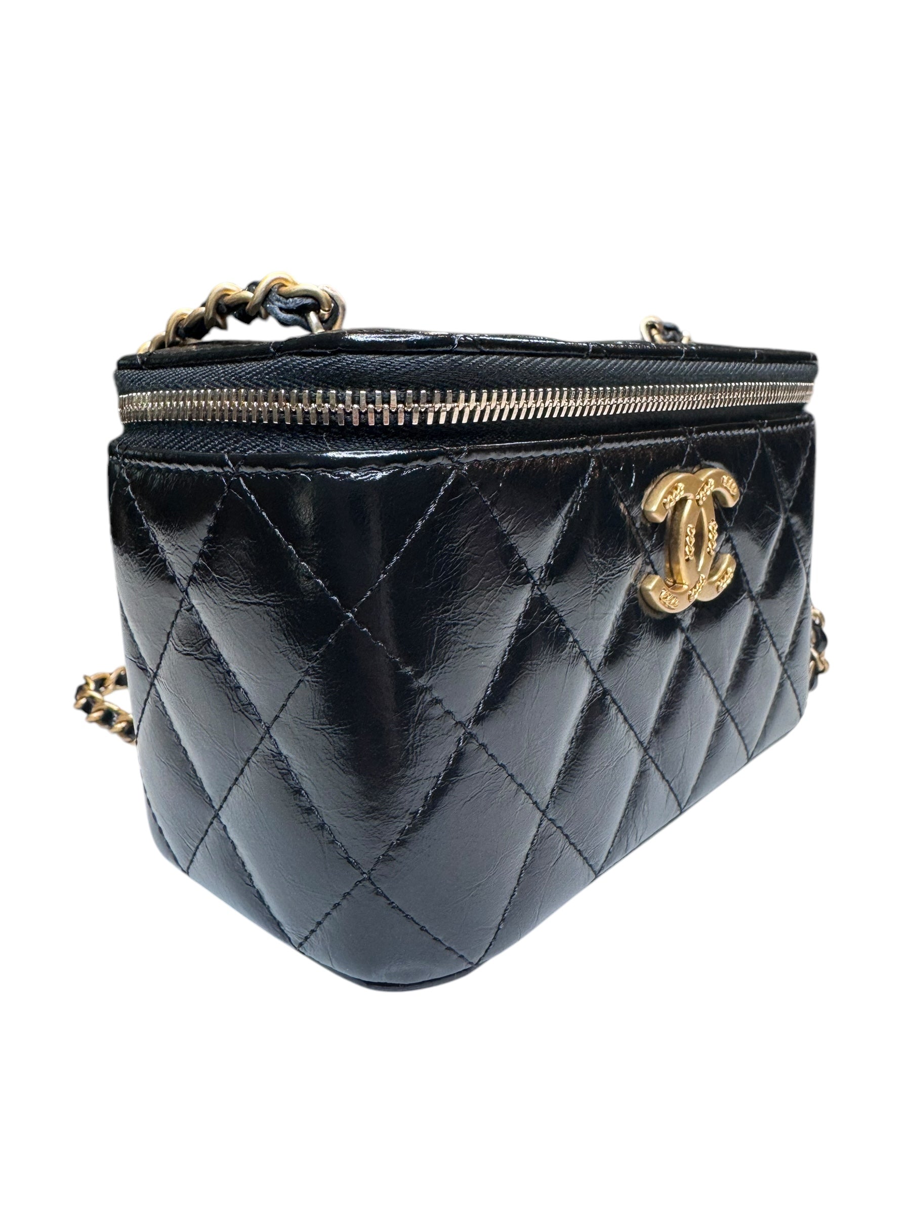Chanel Quilted Vanity Case