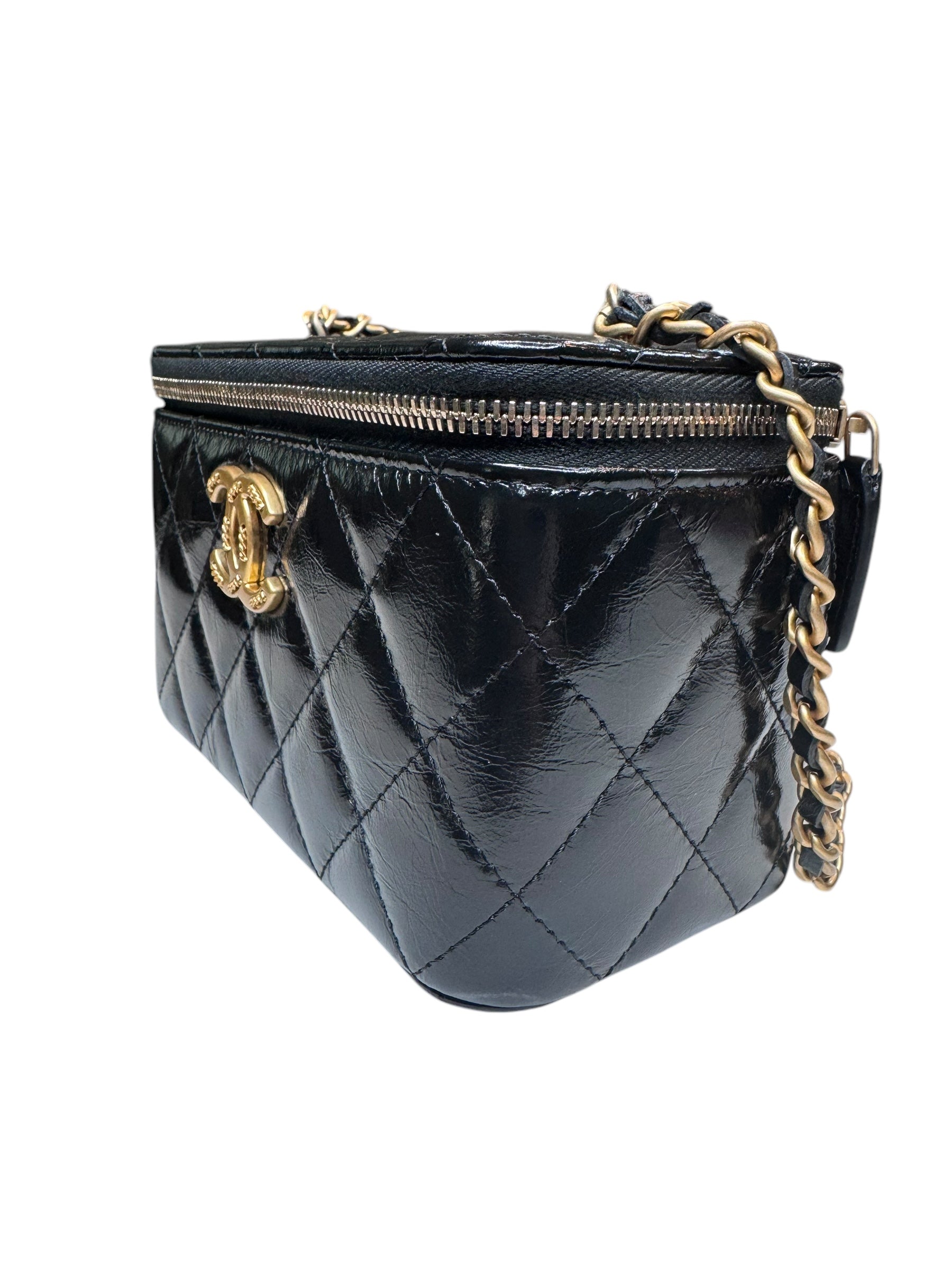 Chanel Quilted Vanity Case