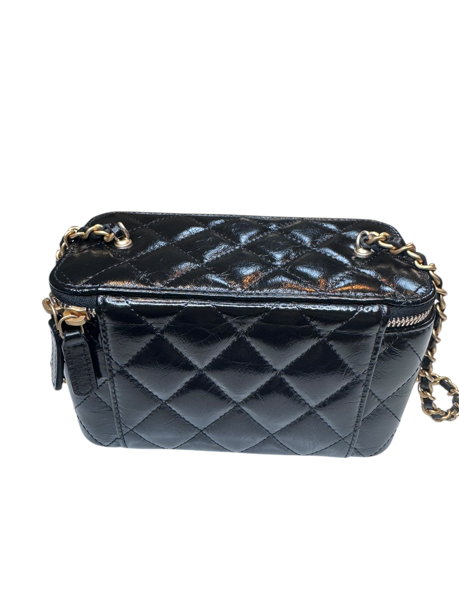 Chanel Quilted Vanity Case