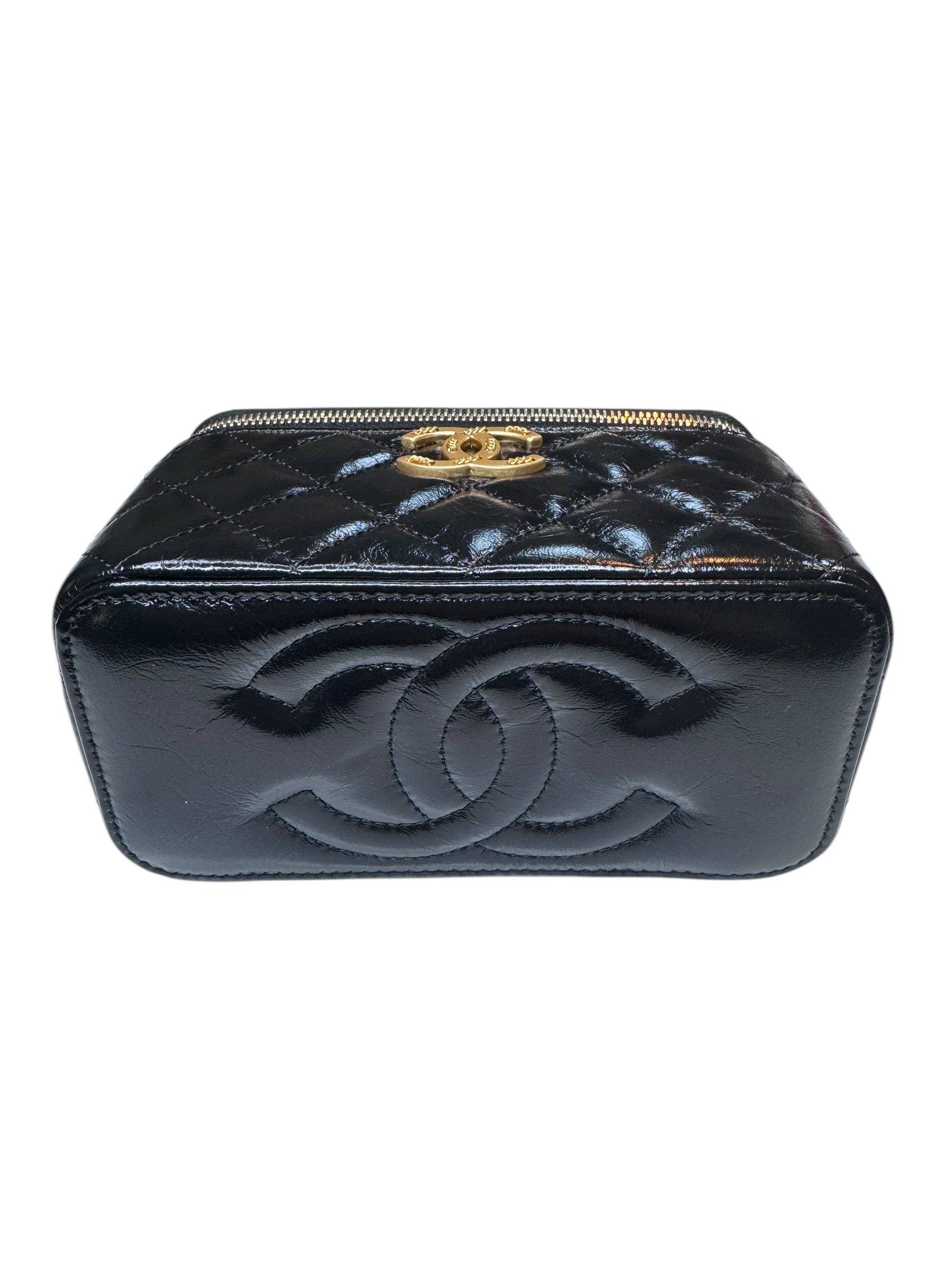 Chanel Quilted Vanity Case
