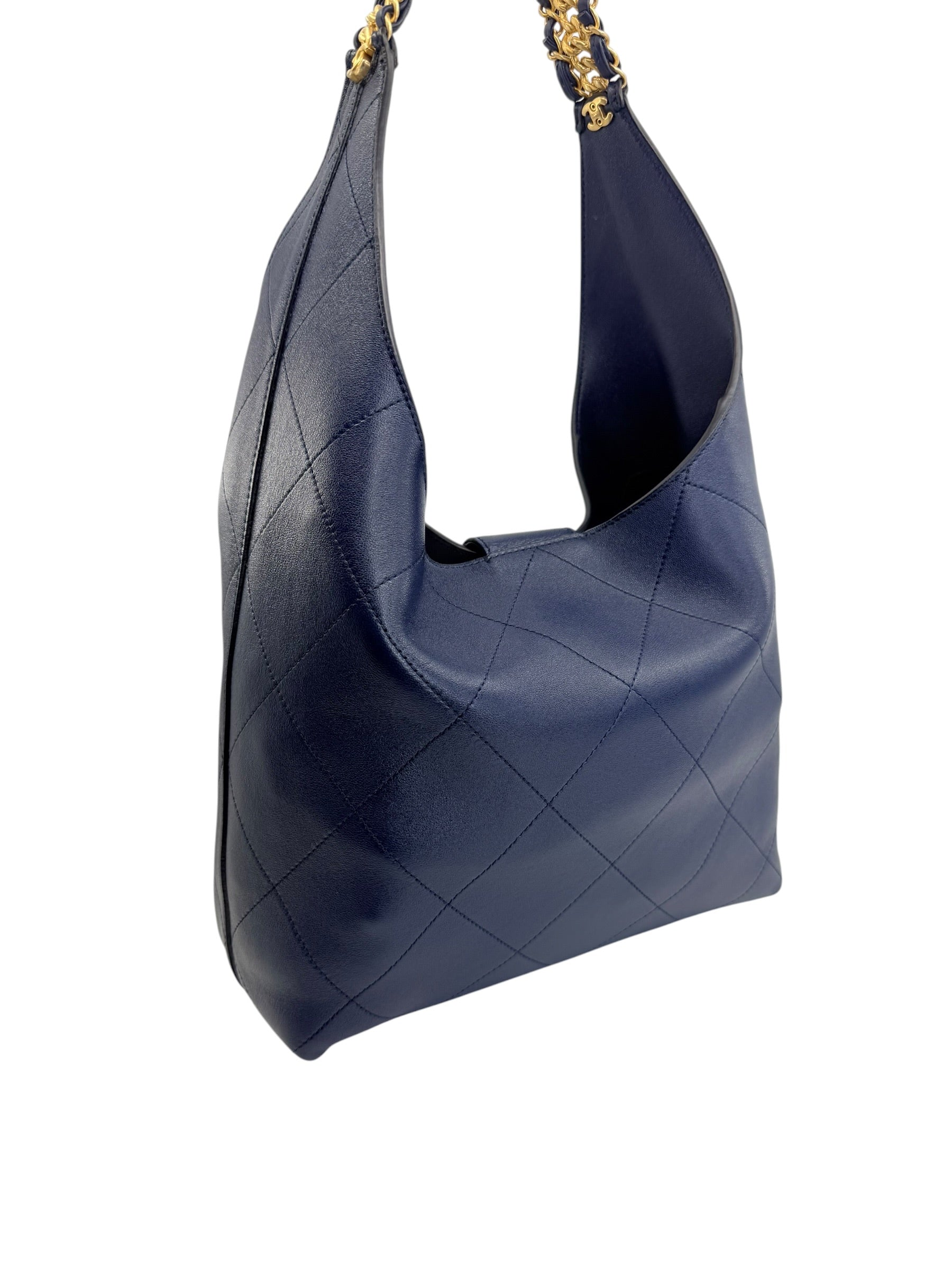 Chanel Medium Quilted Chain Hobo