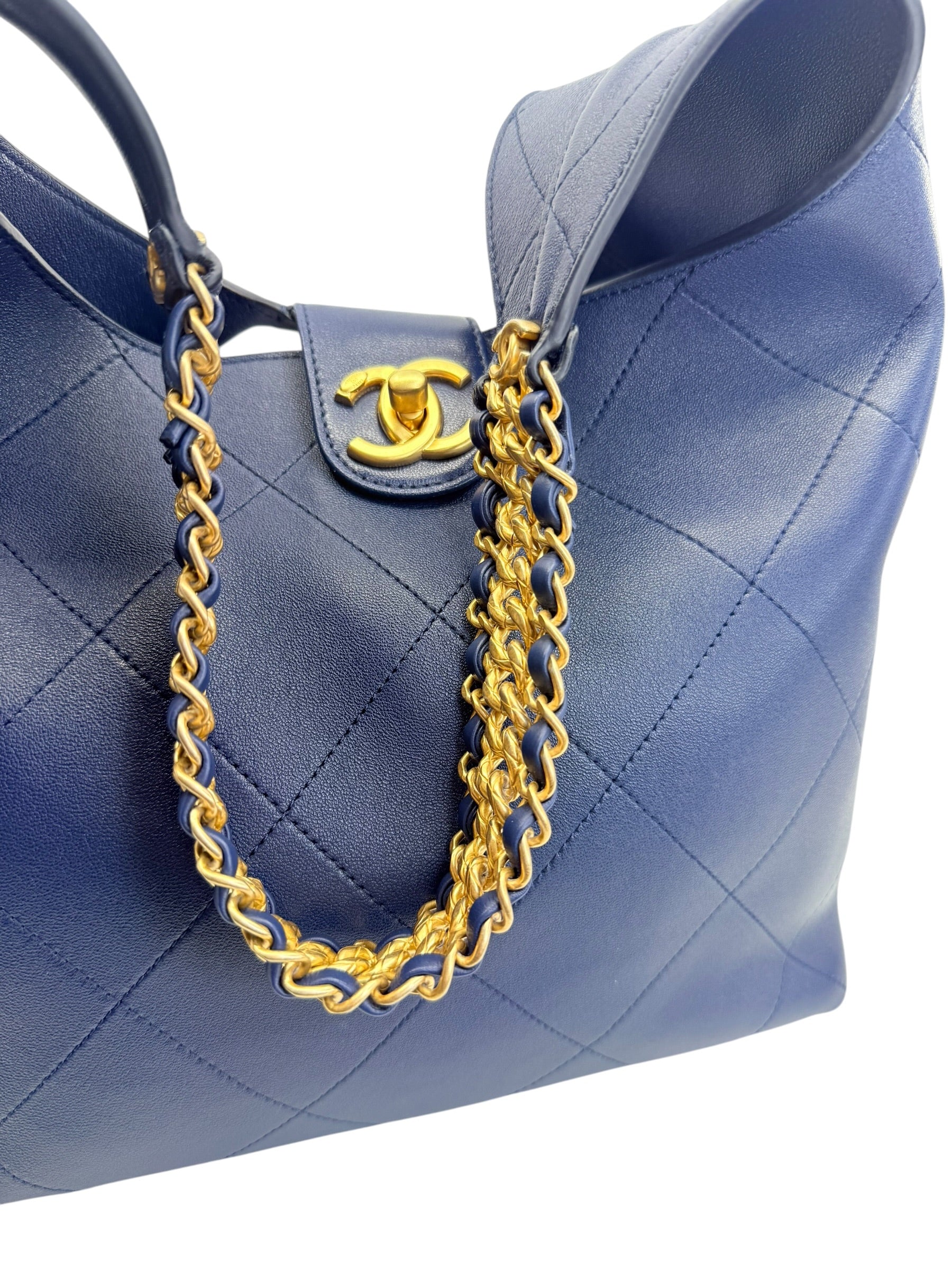 Chanel Medium Quilted Chain Hobo