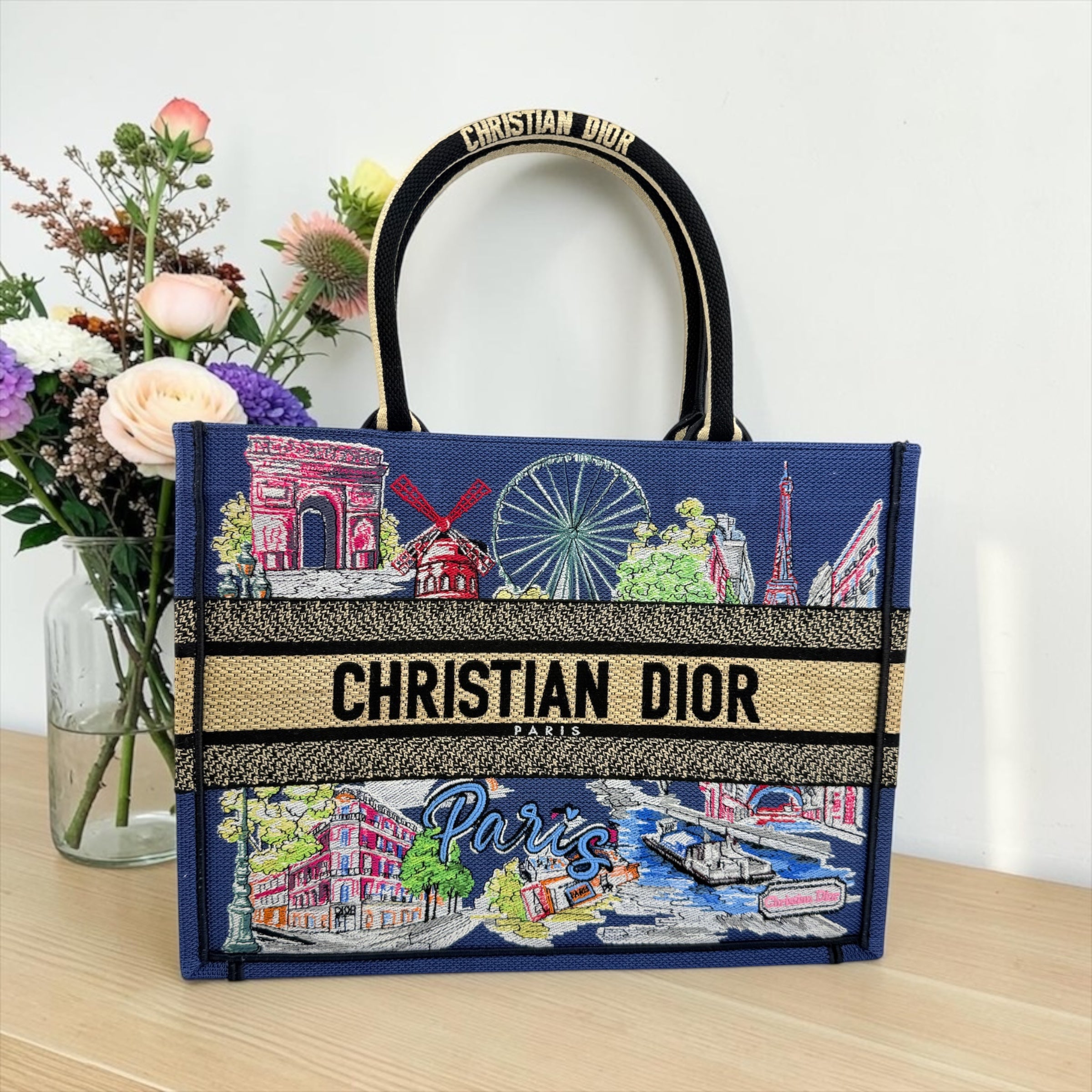 Dior Paris Souvenir Medium Book Tote