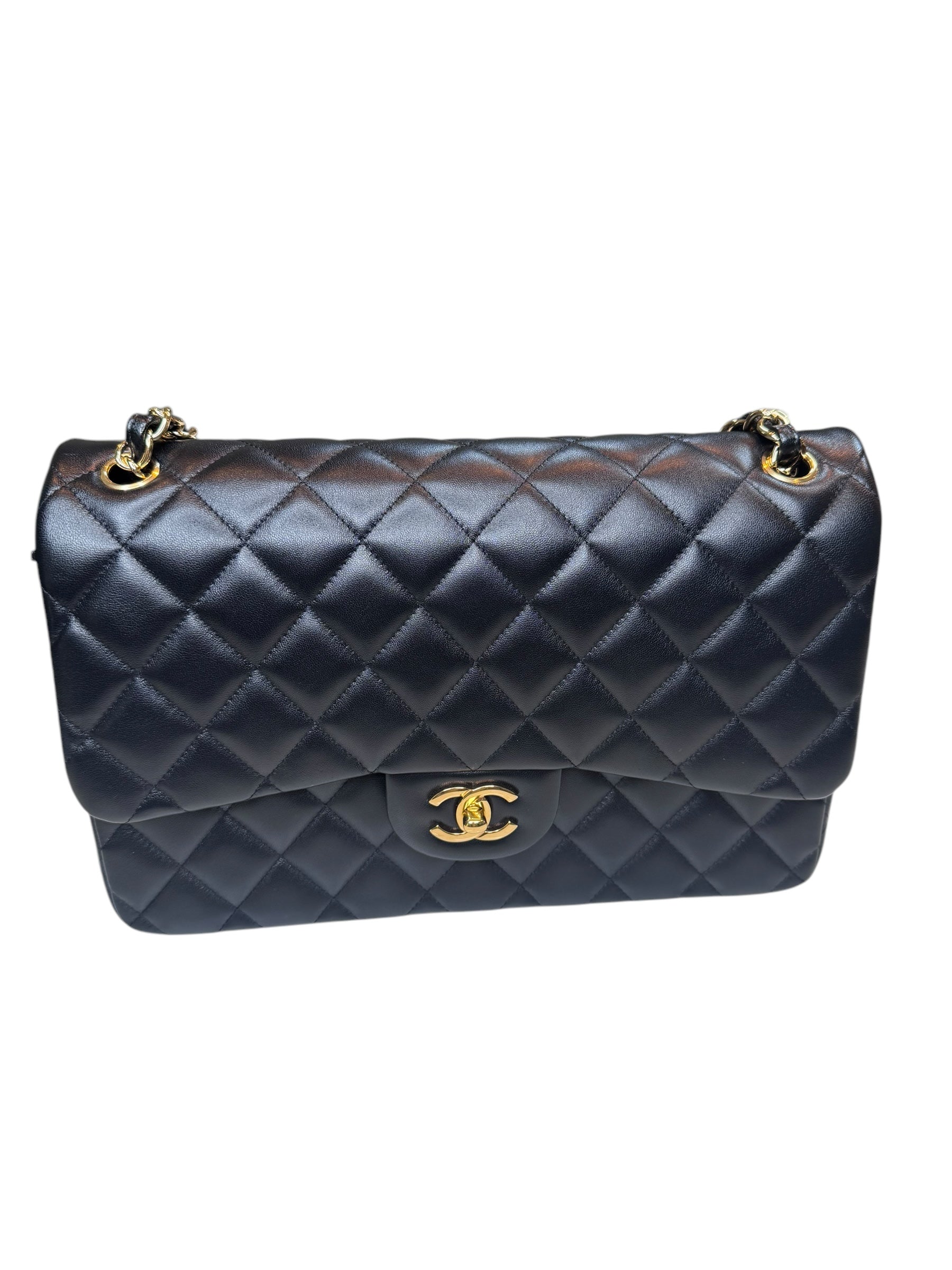 Chanel Lambskin Classic Jumbo Double Flap