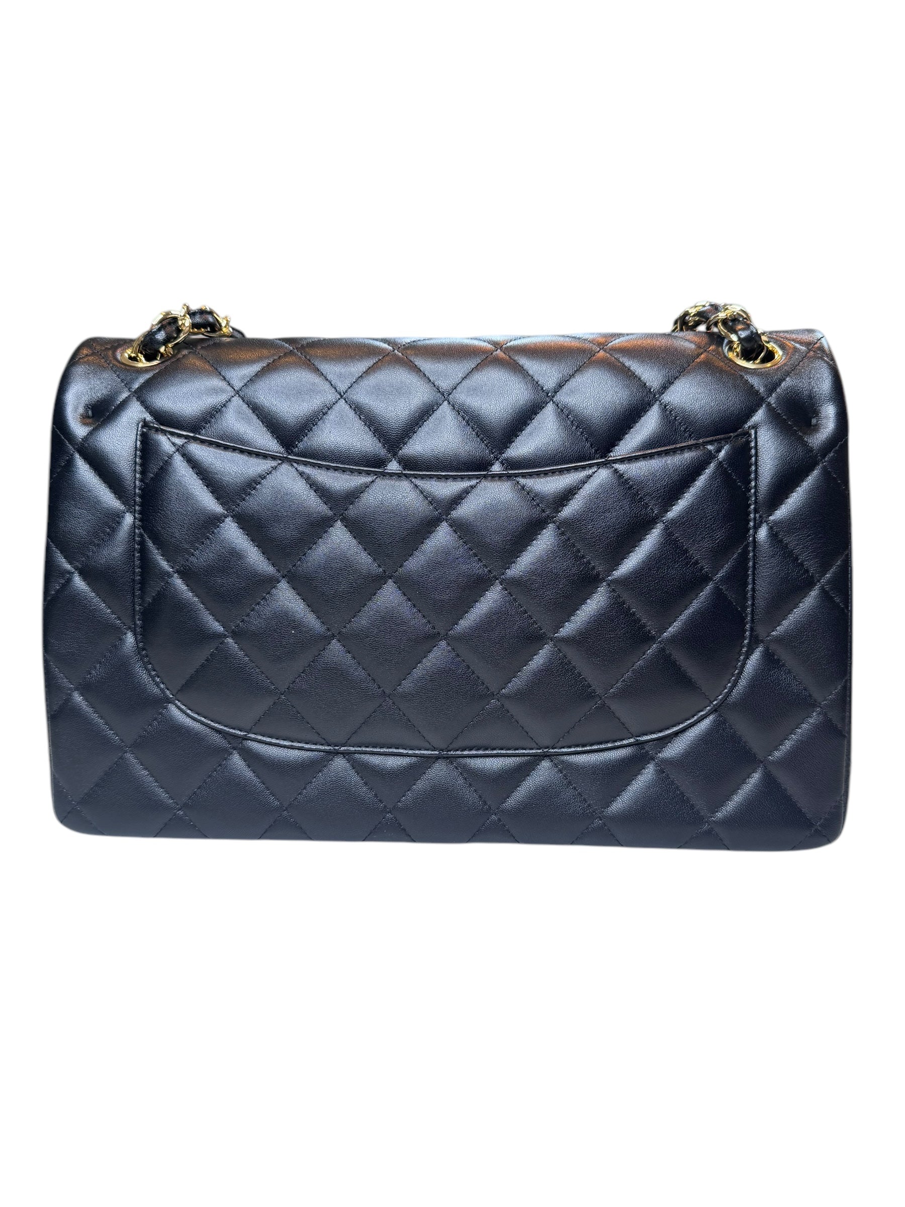 Chanel Lambskin Classic Jumbo Double Flap