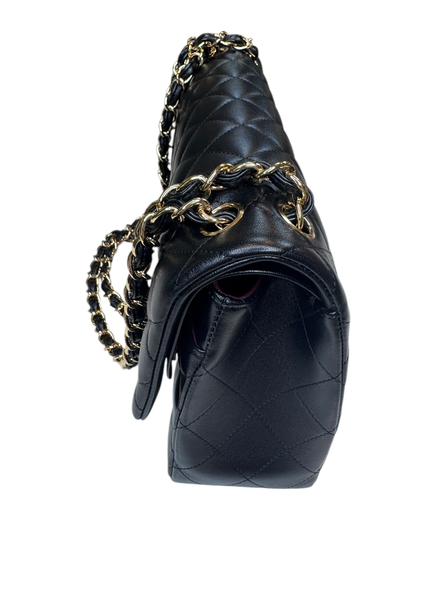 Chanel Lambskin Classic Jumbo Double Flap